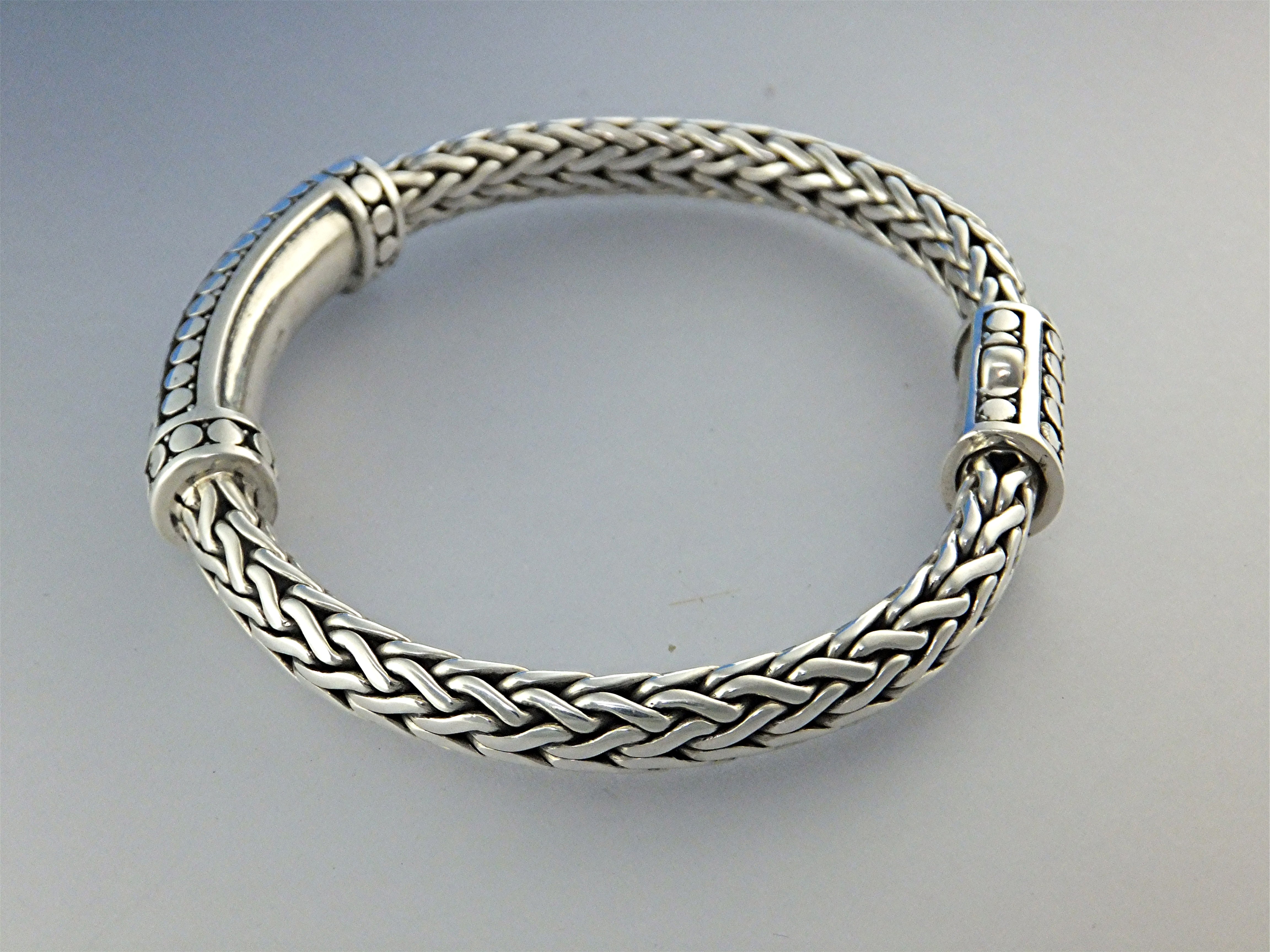 Blue Topaz Sterling Silver Bracelet Peggy V.