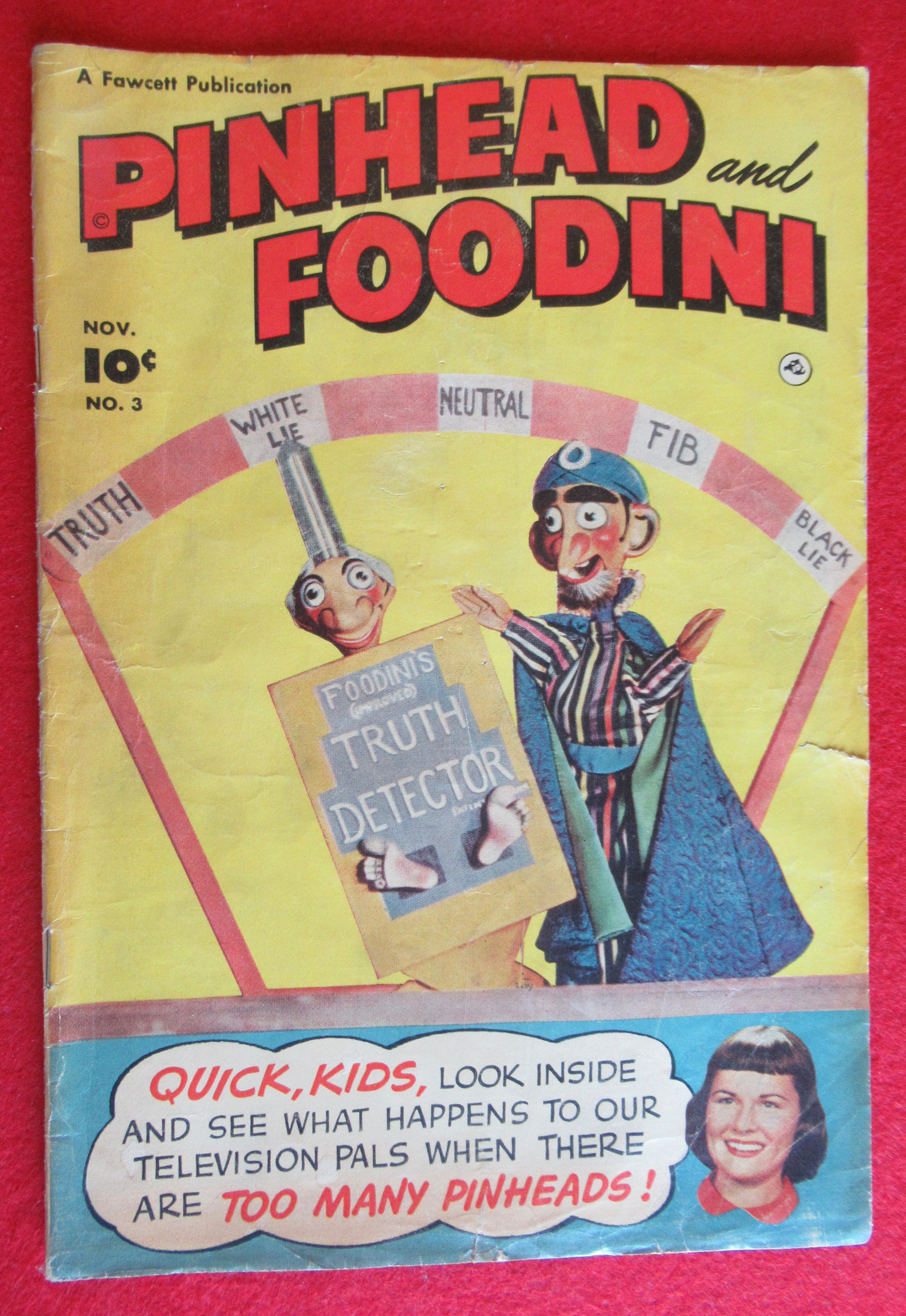 Pinhead & Foodini November 1951 Too Many Pinheads