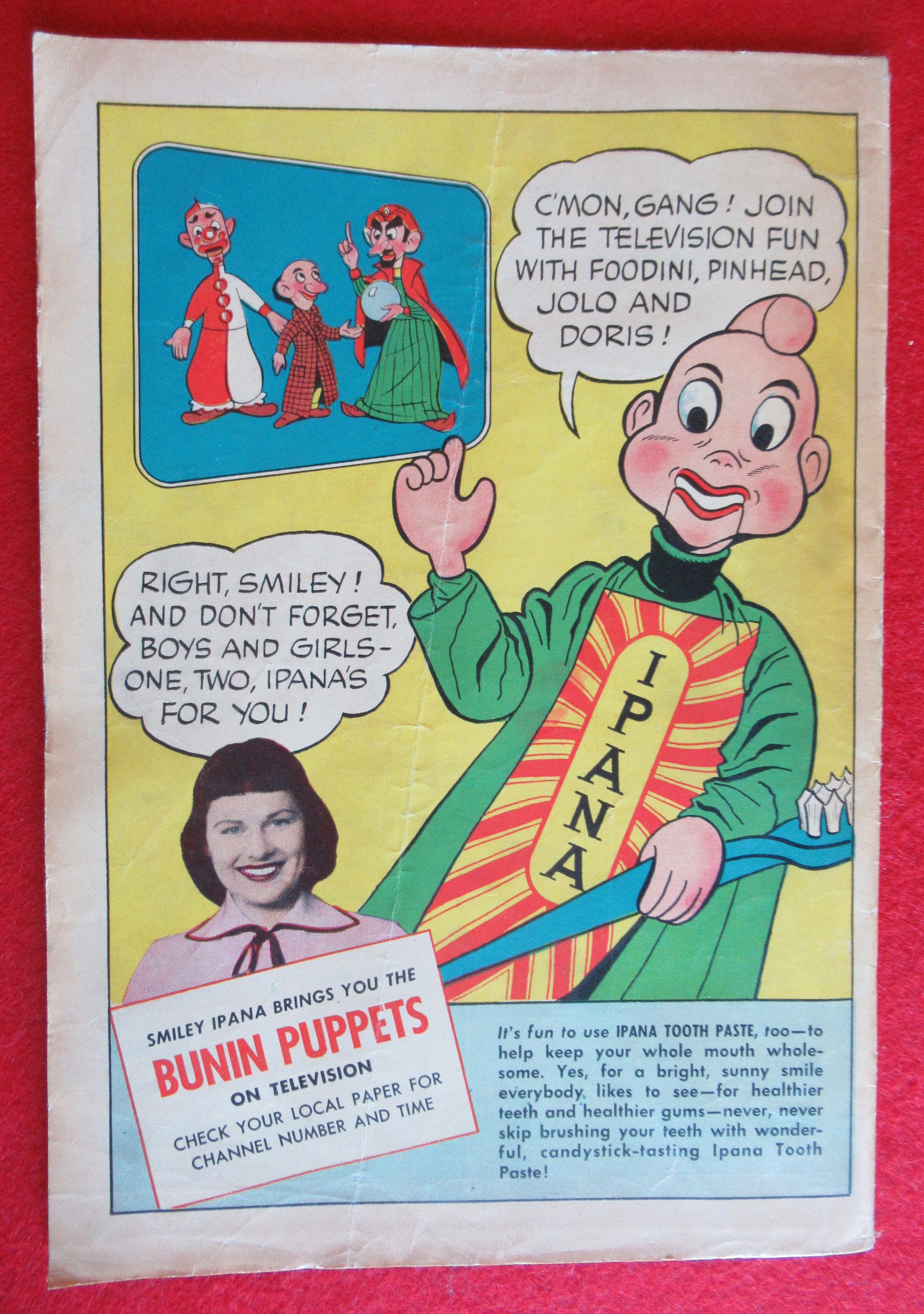 Pinhead & Foodini November 1951 Too Many Pinheads