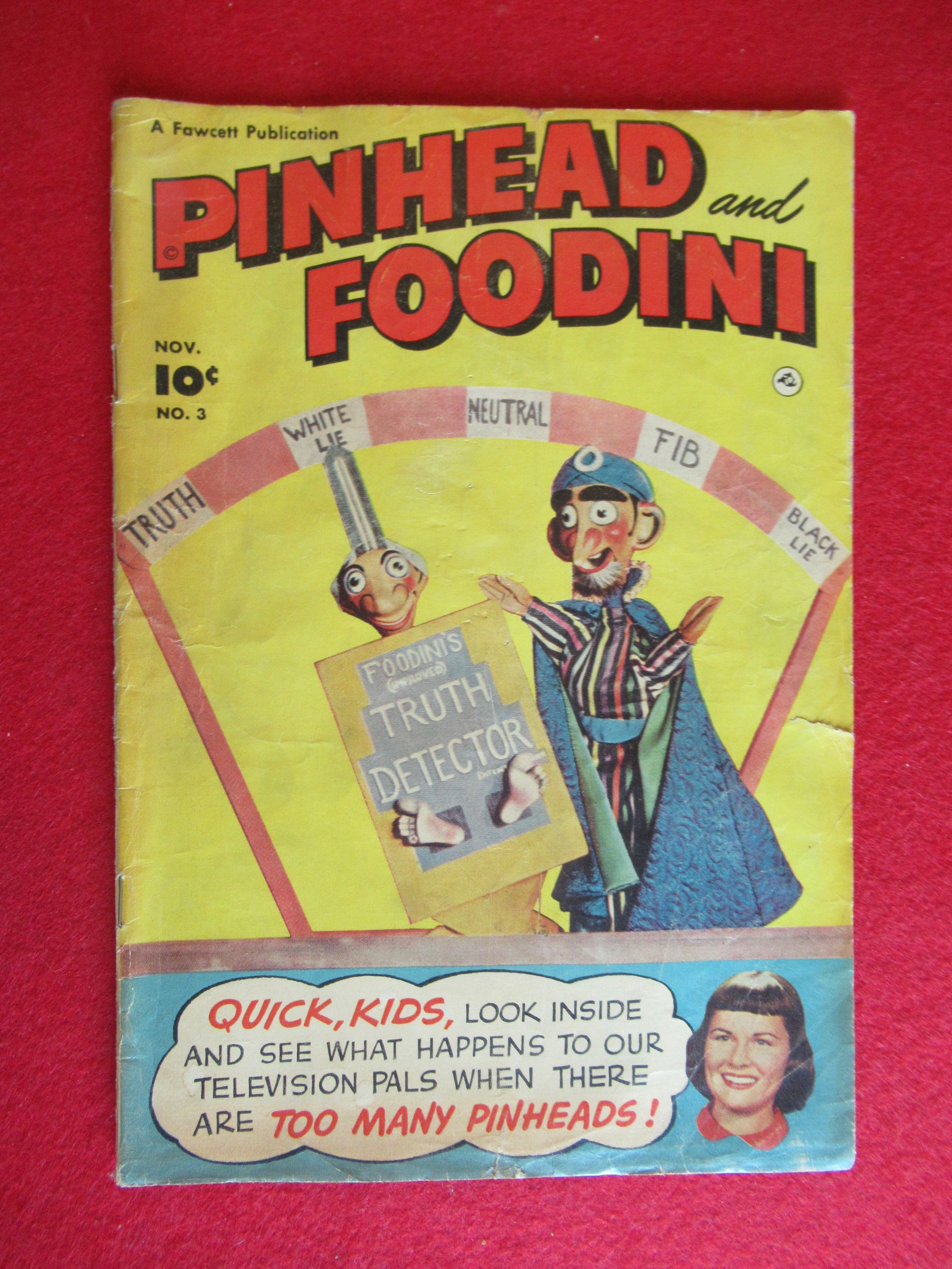 Pinhead & Foodini November 1951 Too Many Pinheads