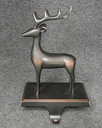 Christmas Stocking holer, Metal deer