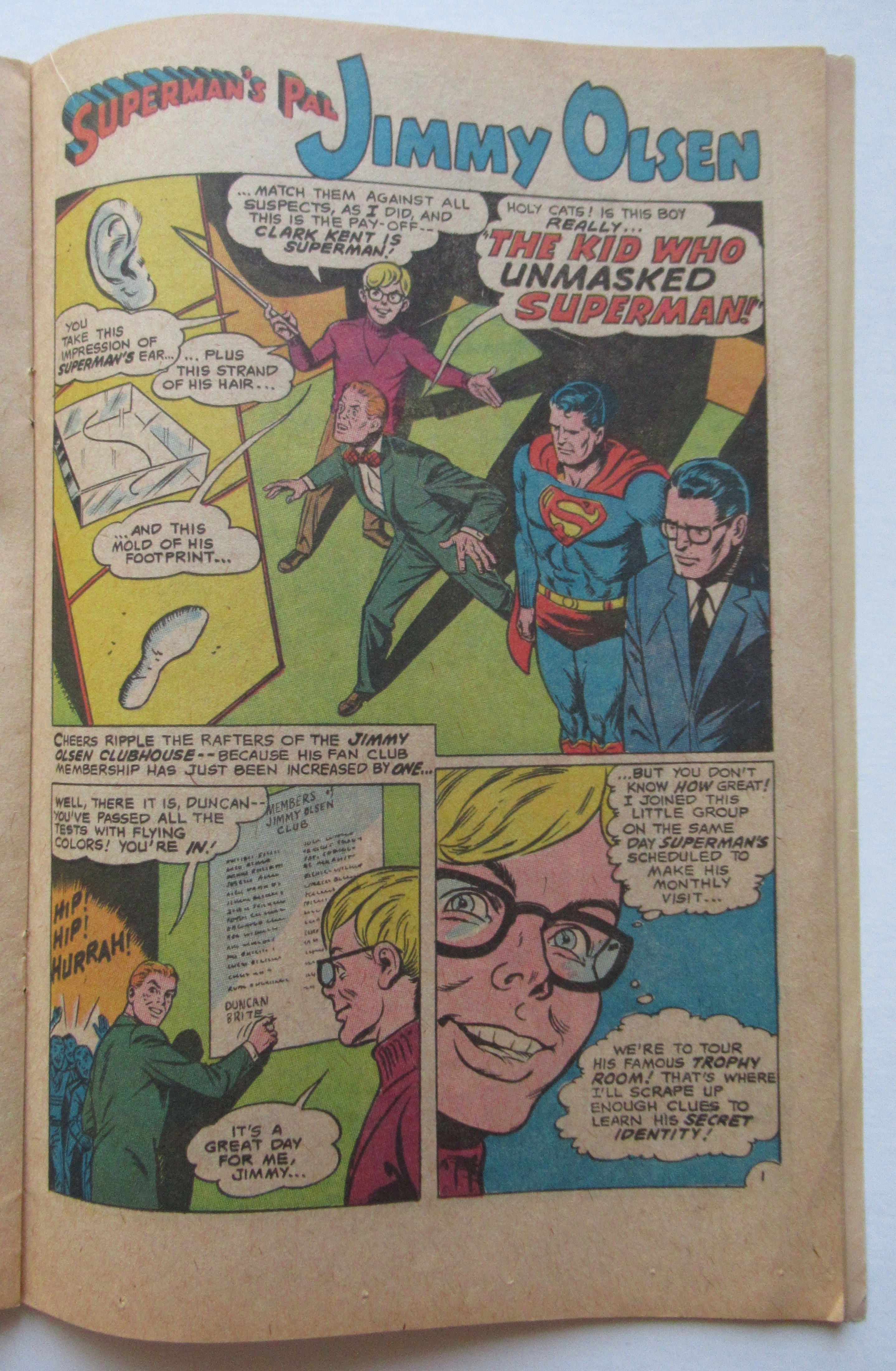 Superman's Pal Jimmy Olsen Comic October 1968 Fittest