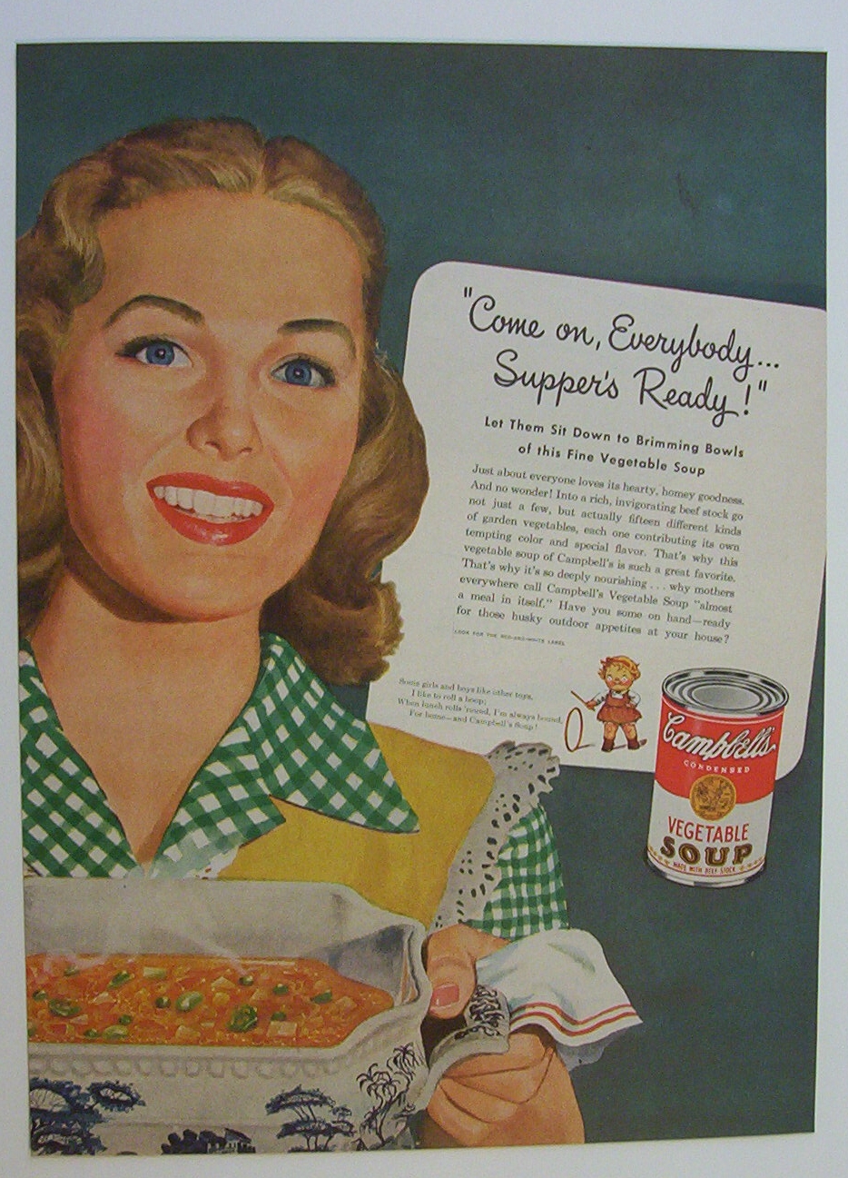 1946 Campbell's Vegetable Soup