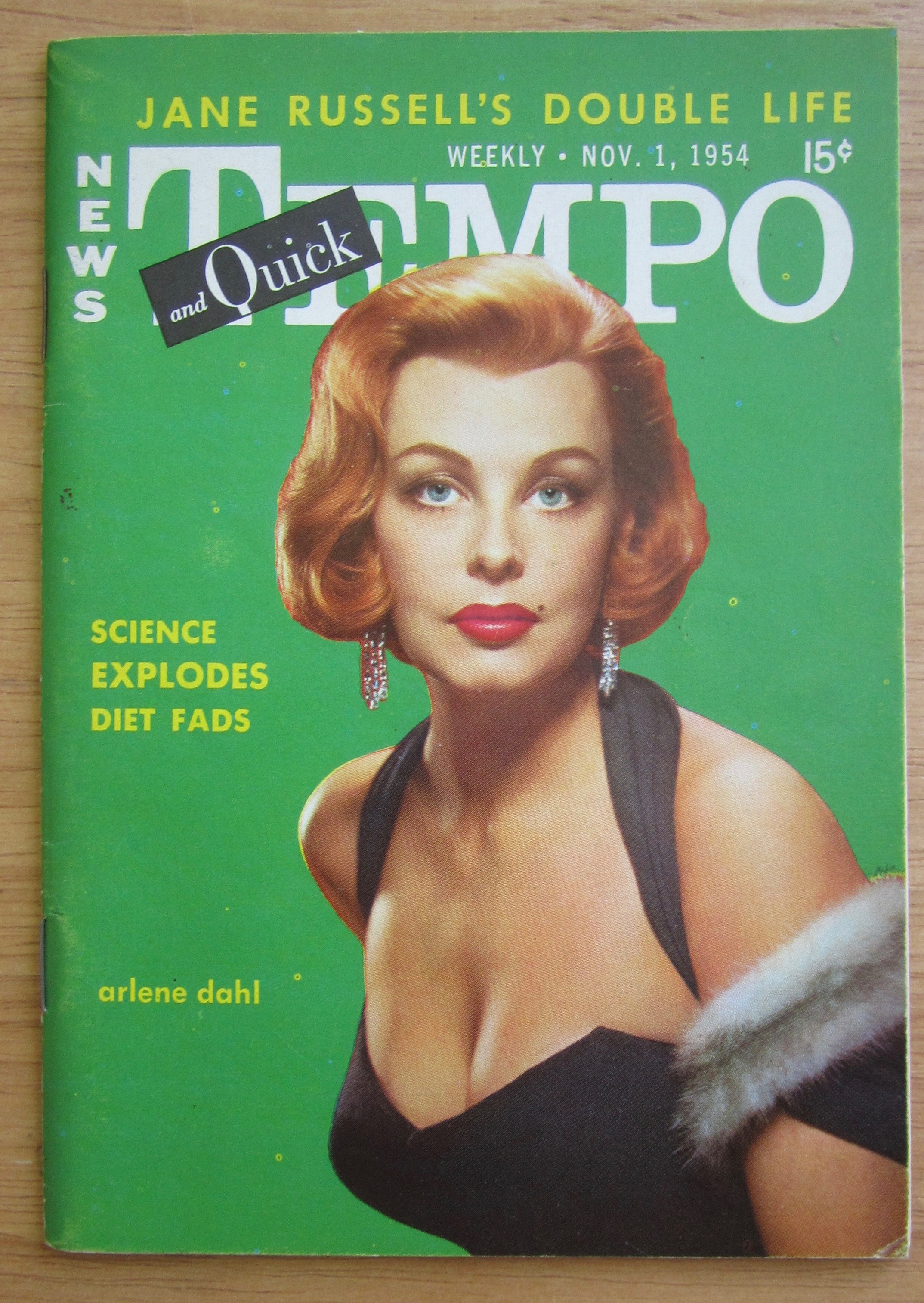 Tempo Magazine November 1, 1954 Arlene Dahl