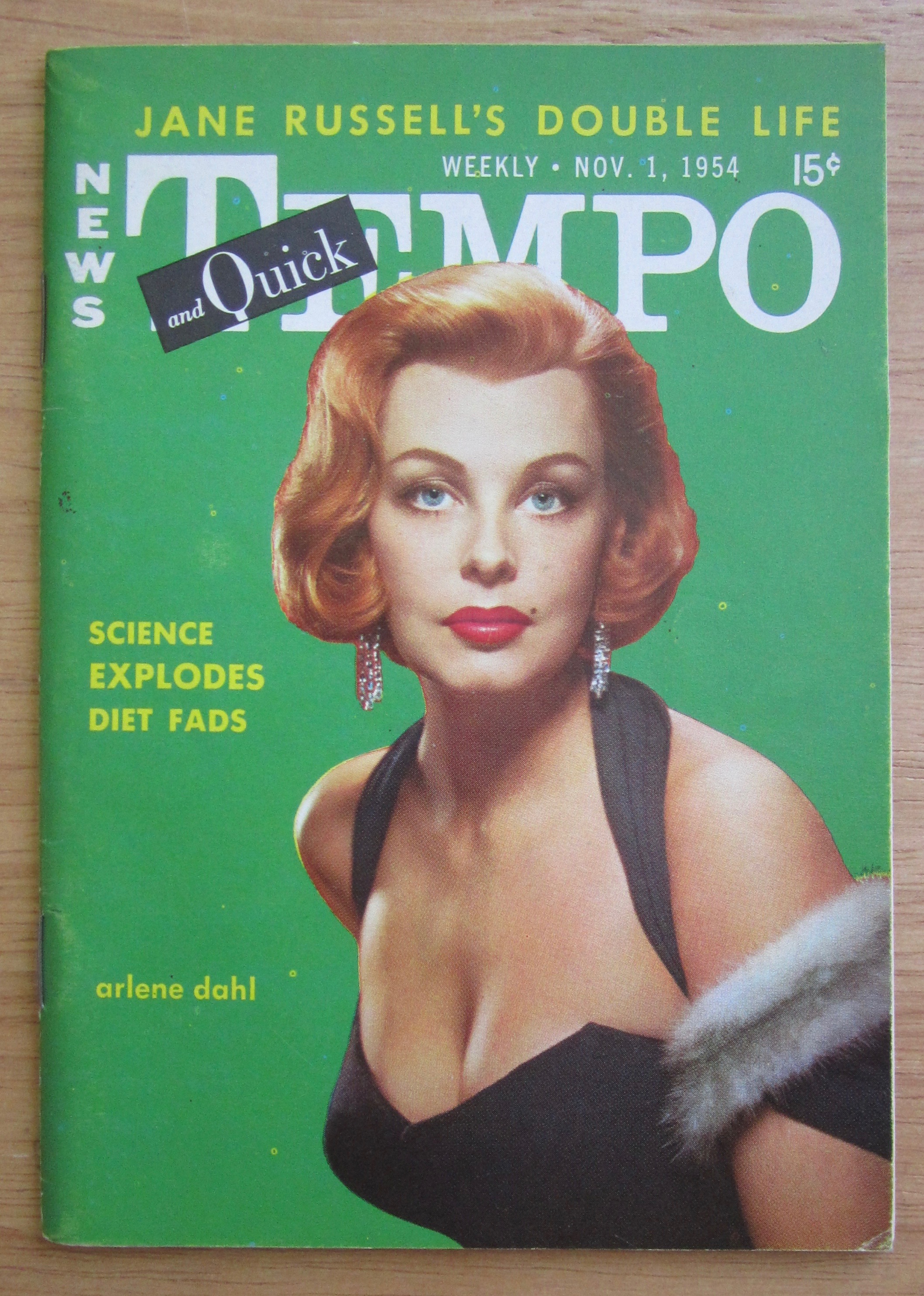 Tempo Magazine November 1, 1954 Arlene Dahl