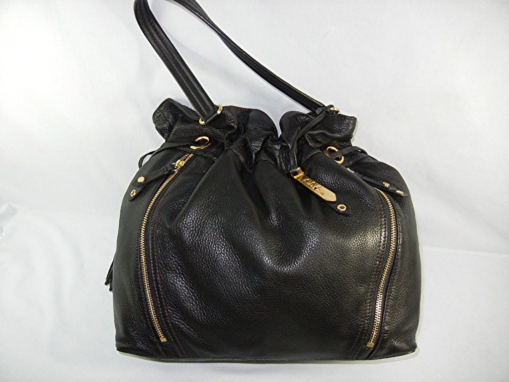 Bag Purse Cole Hahn Black Leather Dust Bag