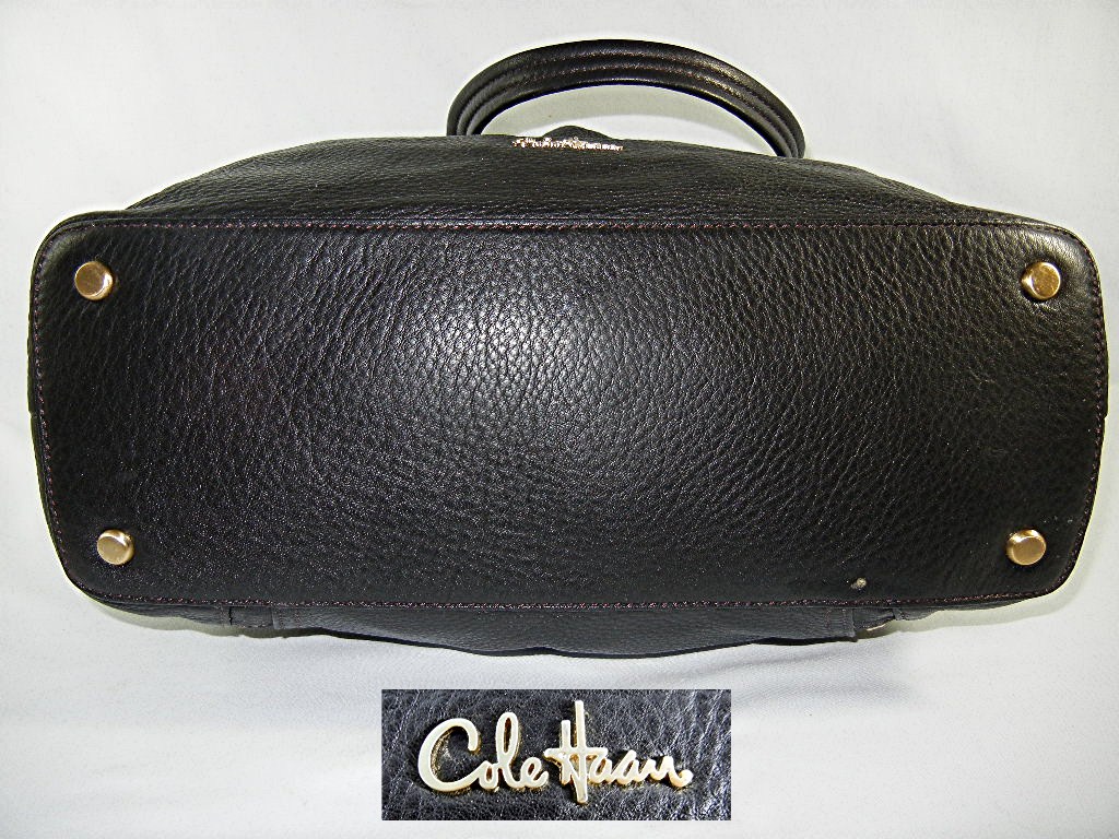 Bag Purse Cole Hahn Black Leather Dust Bag