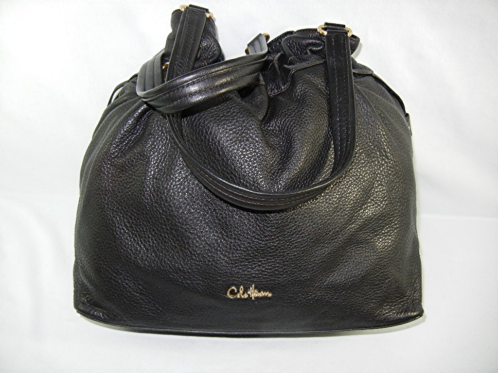 Bag Purse Cole Hahn Black Leather Dust Bag