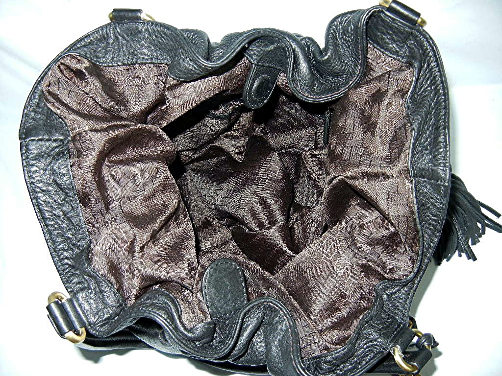Bag Purse Cole Hahn Black Leather Dust Bag