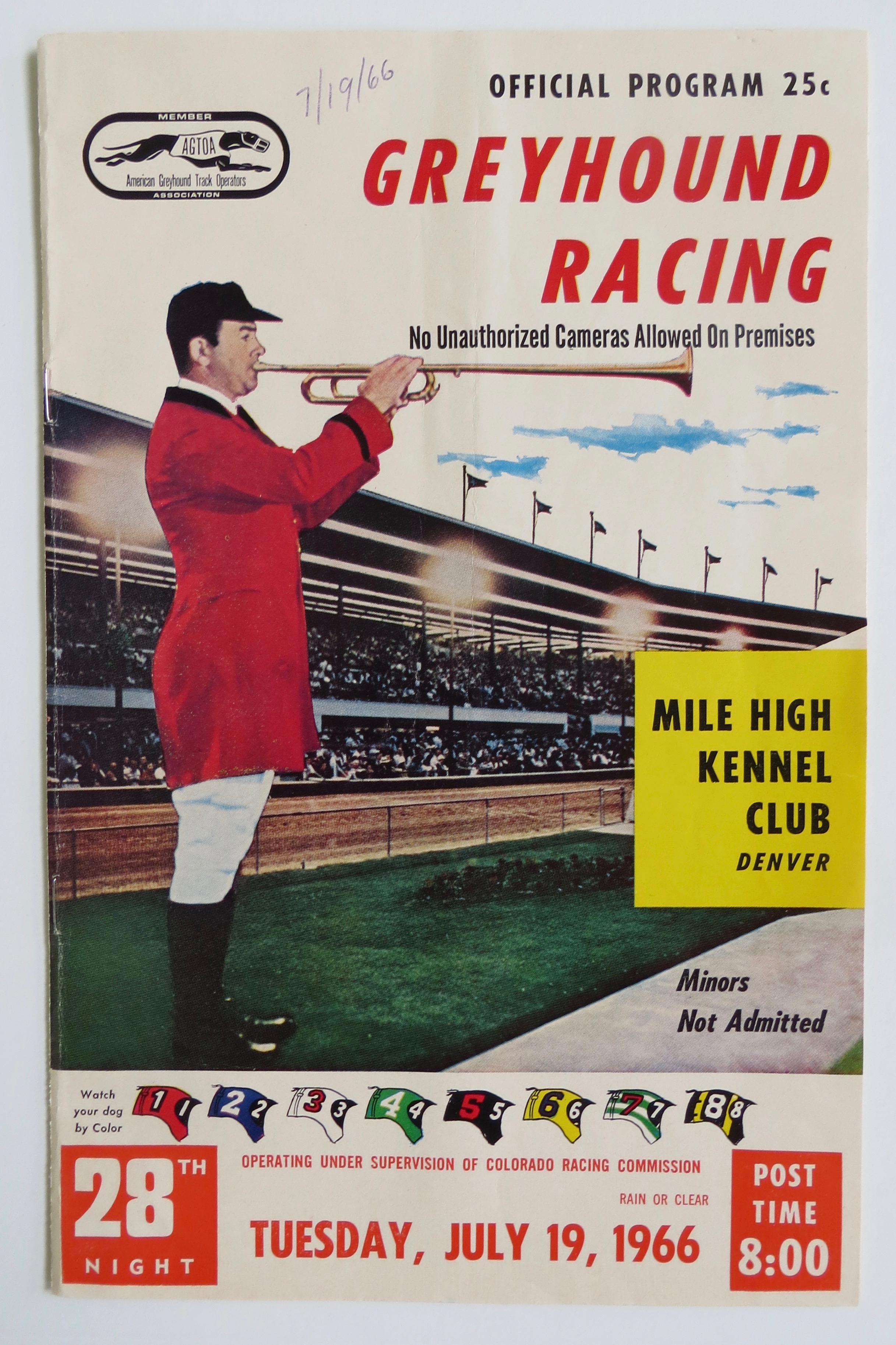 1966 Official Greyhound Racing Program