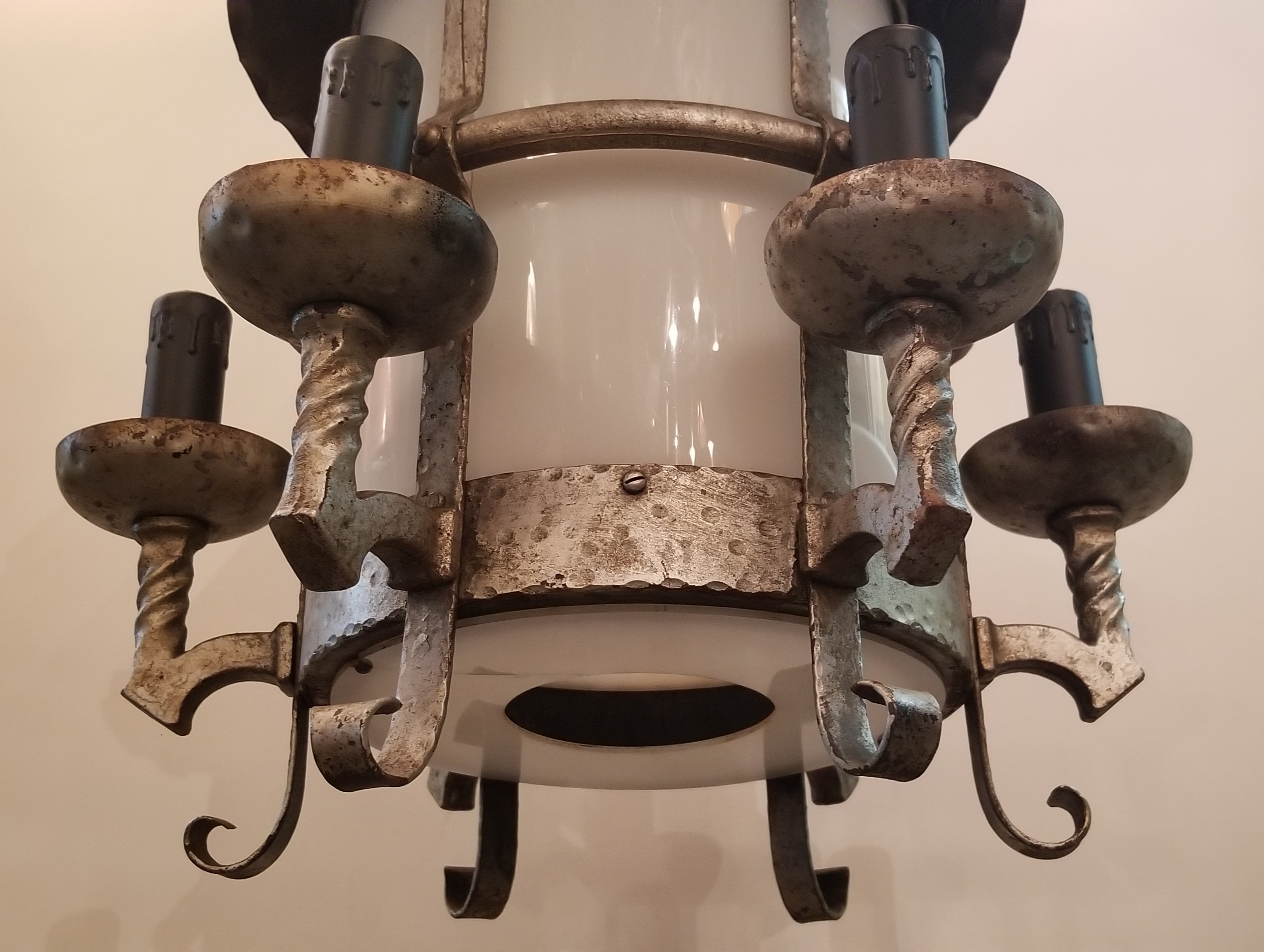 Set of 4 antique lanterns  #3730-31-32-33