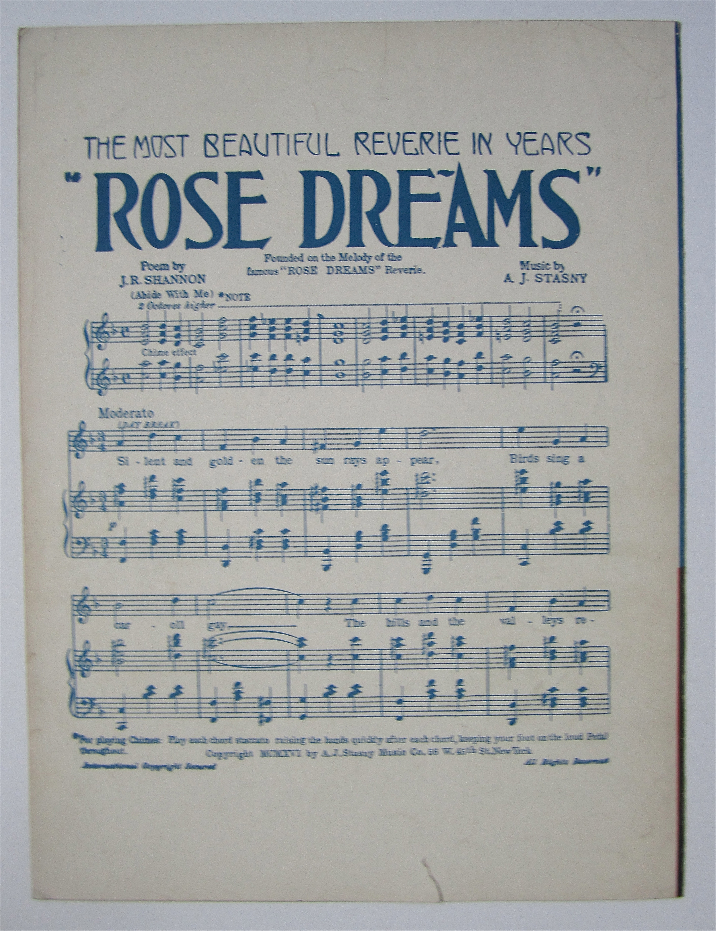 Sheet Music 1926 You Broke My Heart Overnight