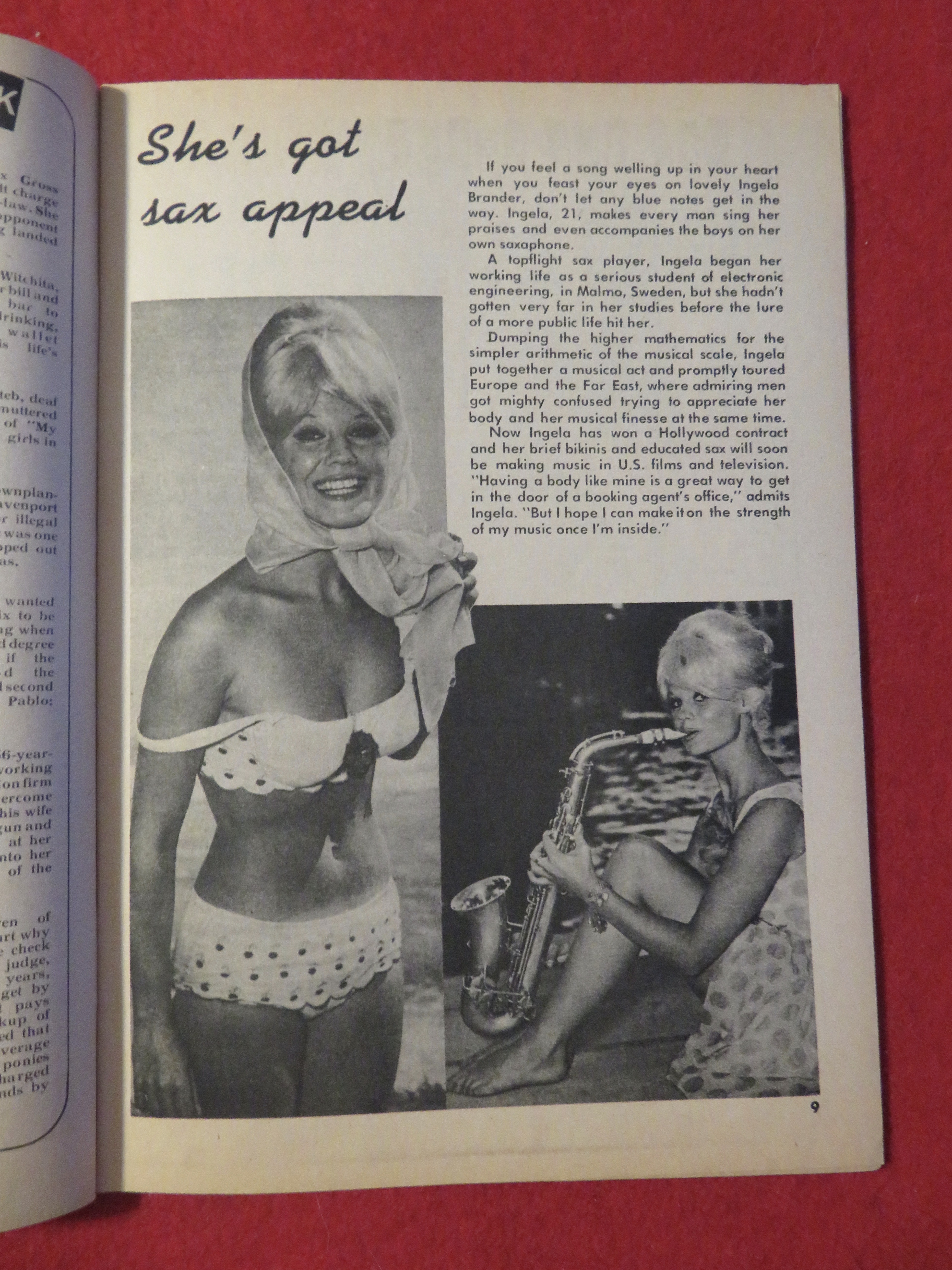 Offbeat Magazine July 5, 1965 Diary Of A Nymph