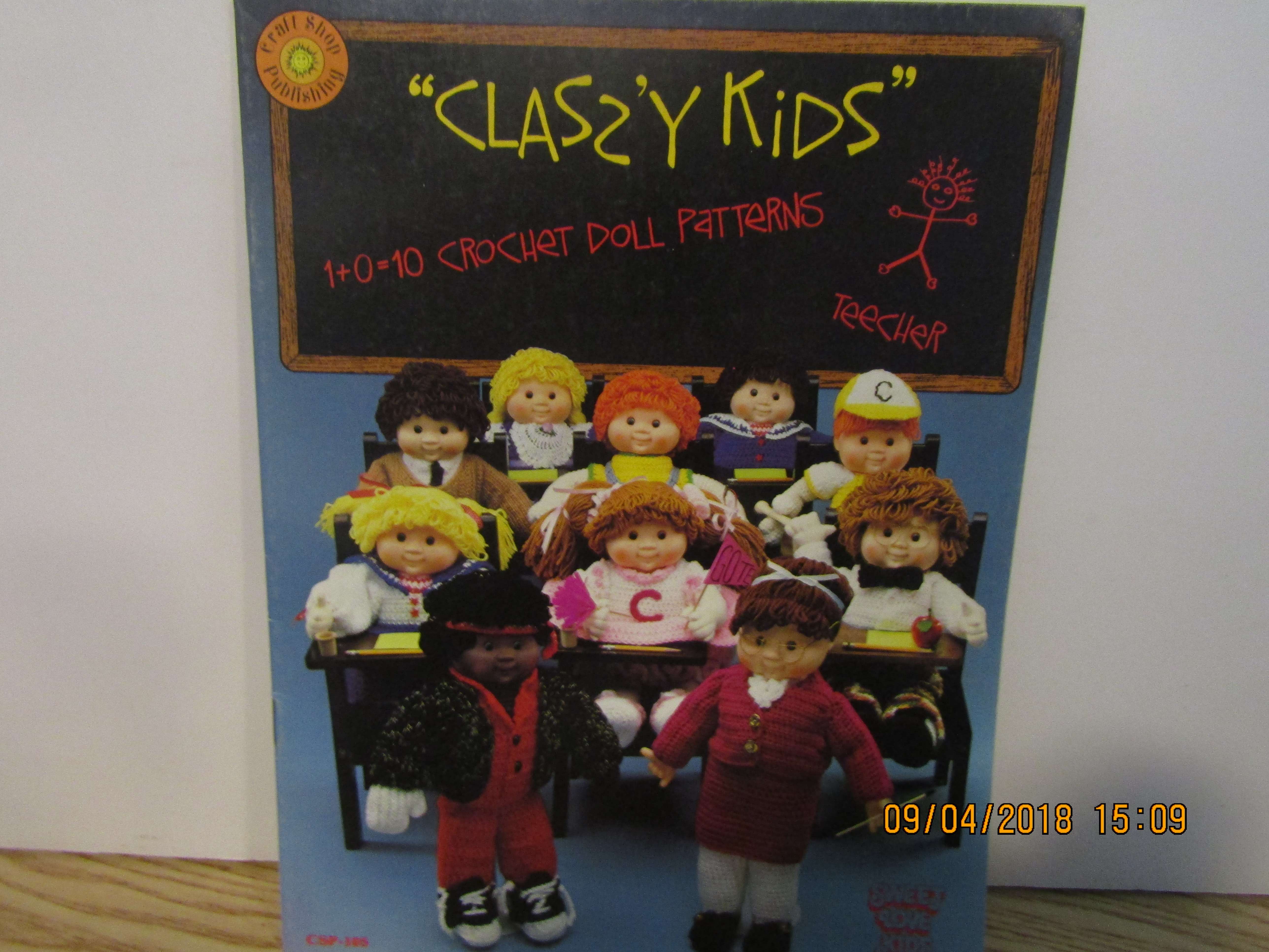 Craft Shop Book Clasz'y Kids Doll Patterns #105