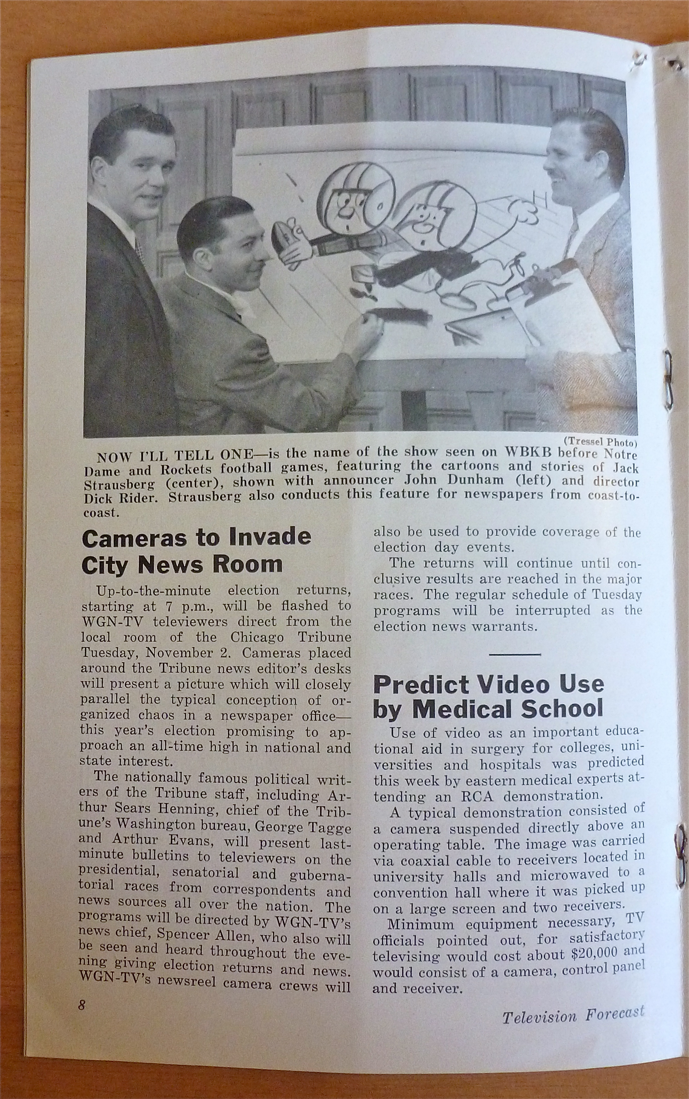 1948 Chicago Television Forecast Vol.1-#26 WNBQ Antenna
