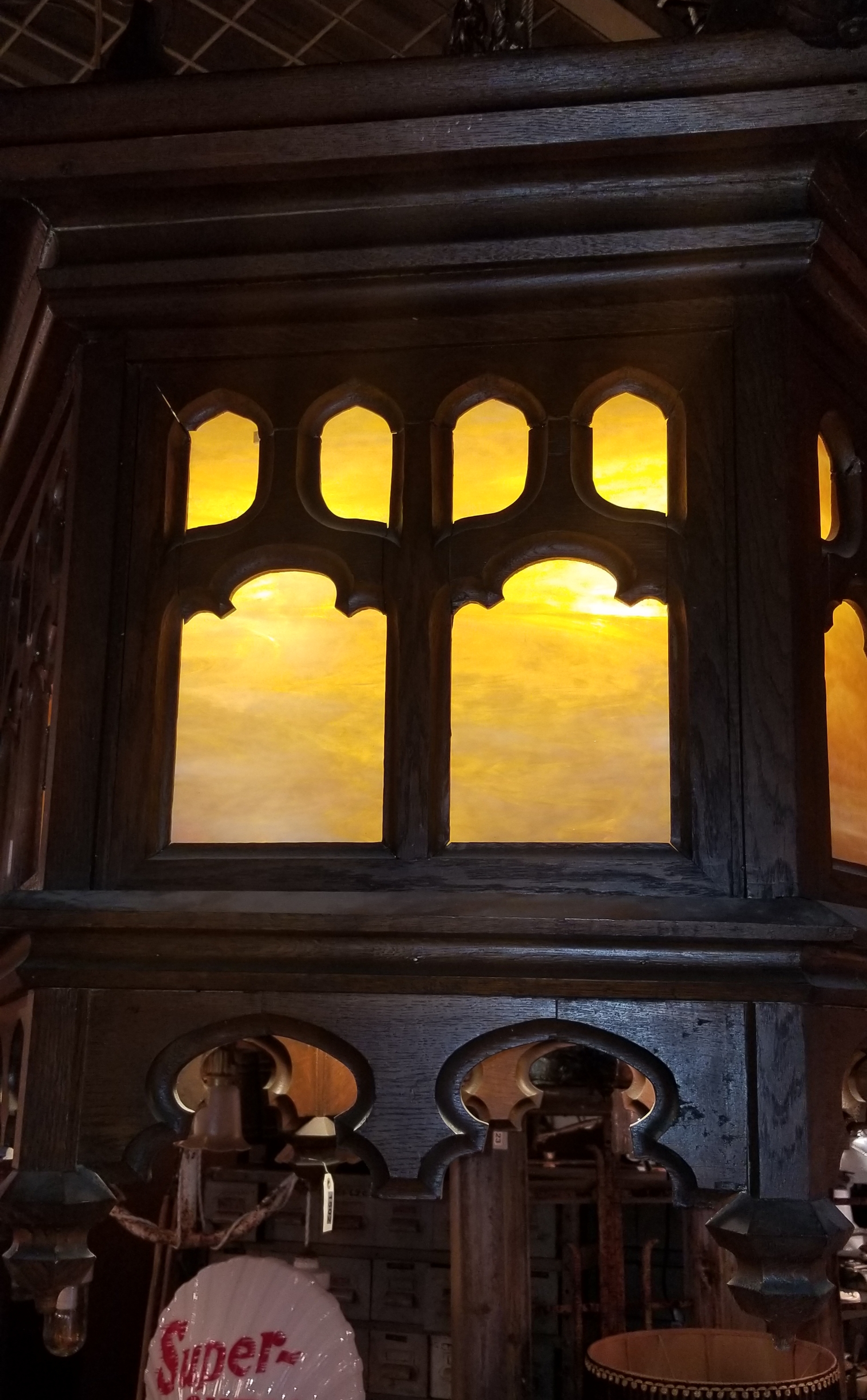 Monumental Gothic Pendant Lights    X 2