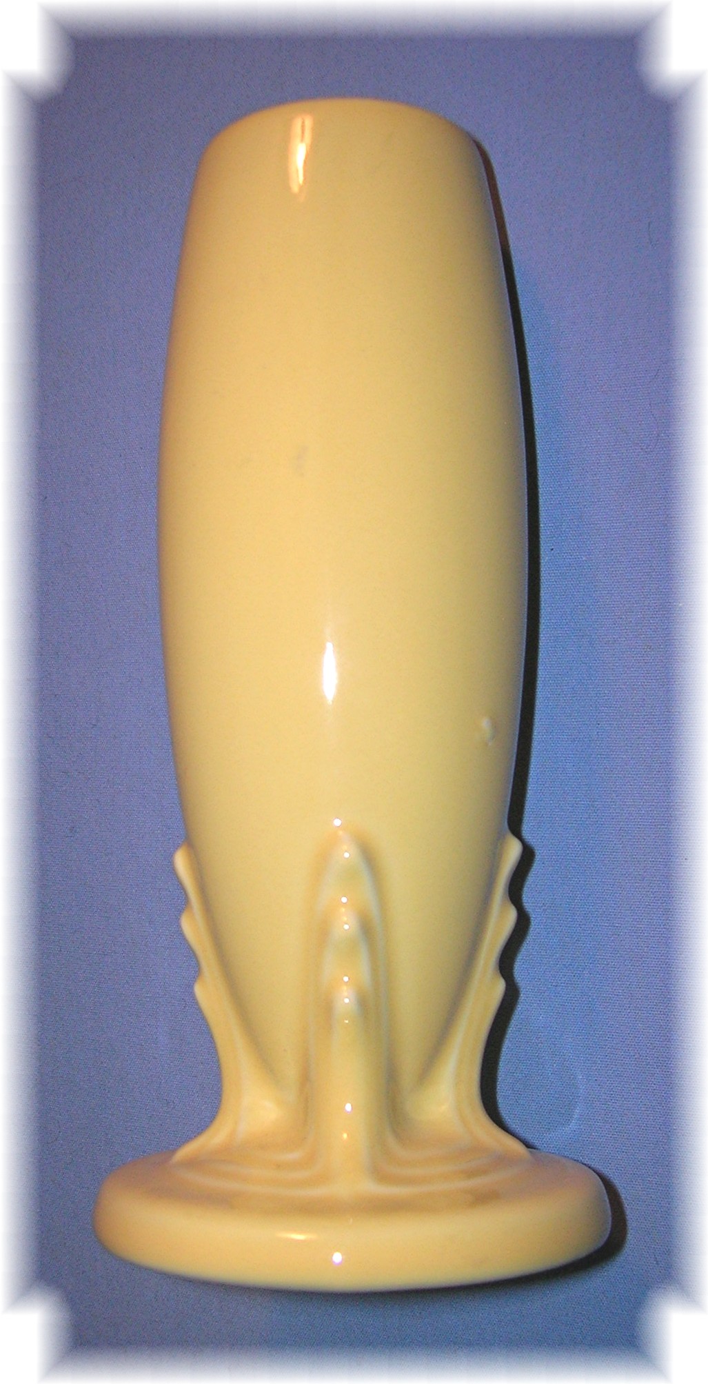 6 1/4 Inch Yellow FIESTA Pottery Vase.