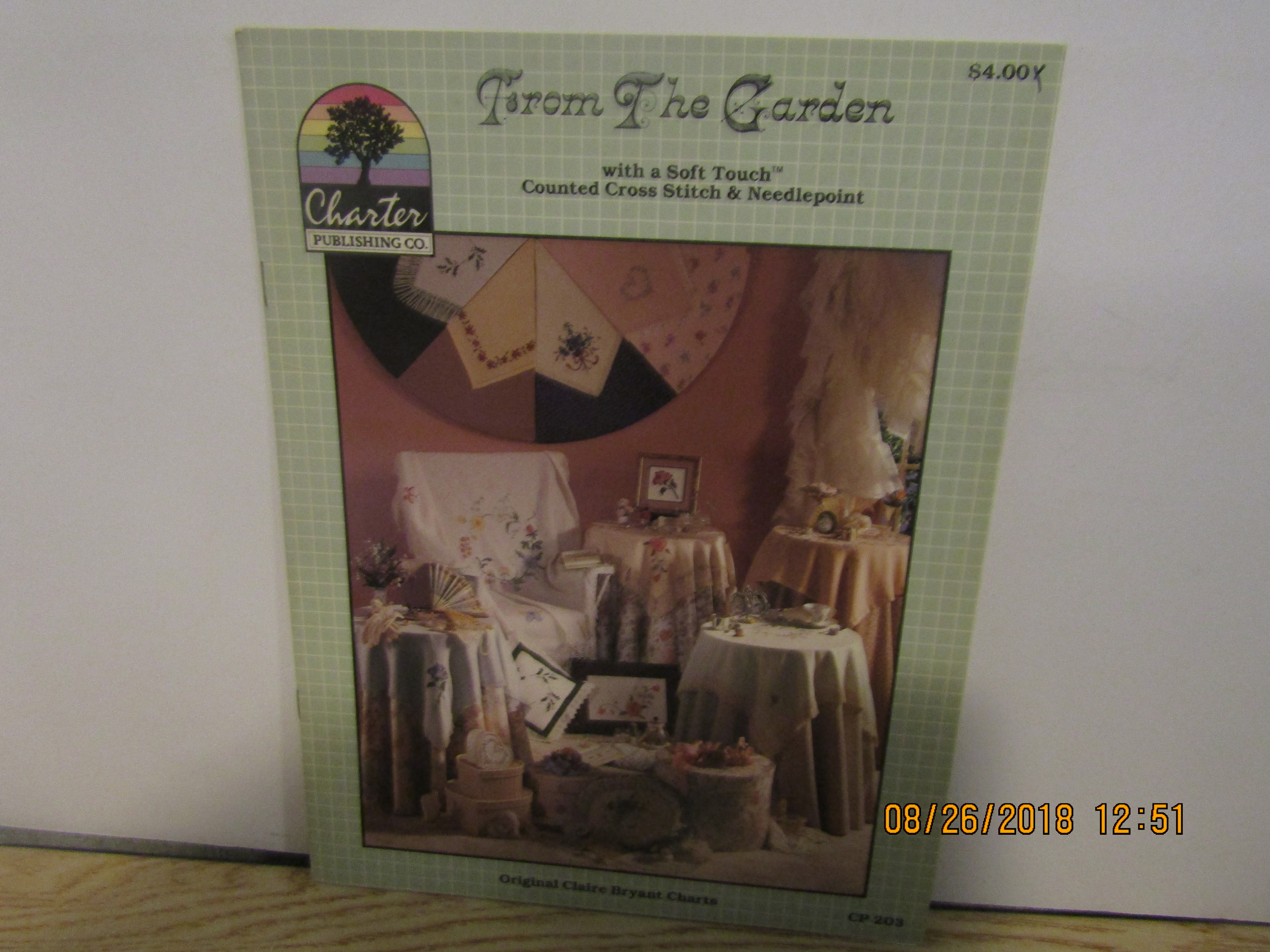 Charter Cross Stitch Book From The Garden #203