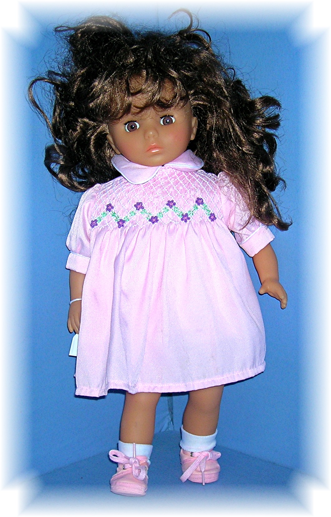 19 Inch Brown Eyes & Hair Kissy Doll
