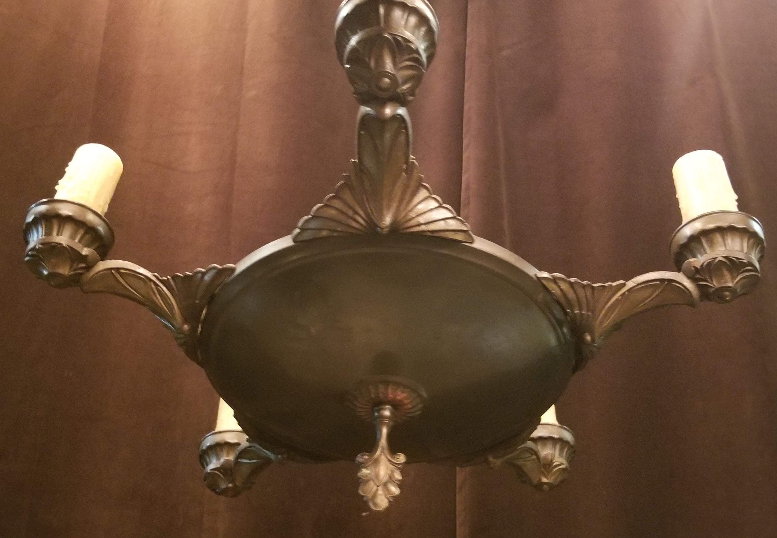 Vintage 5 Arm Candelabra Light