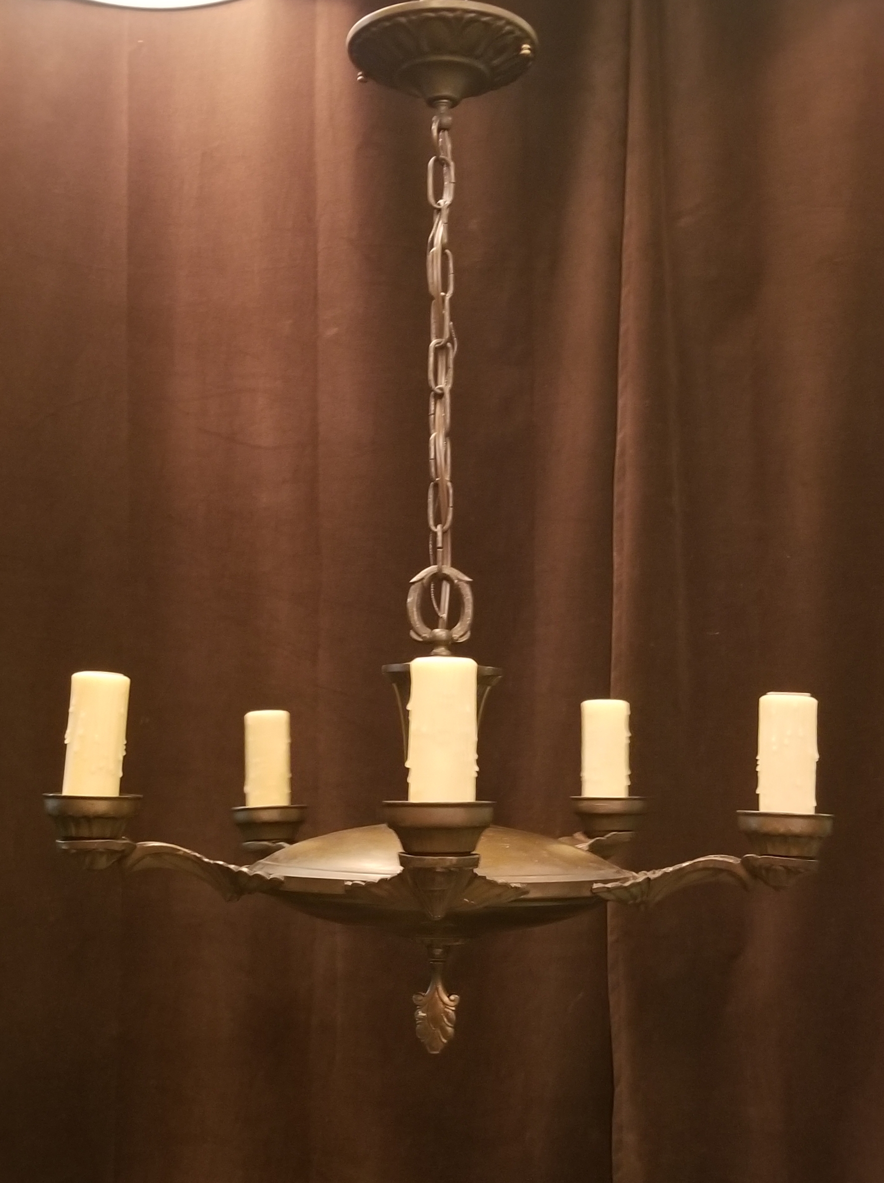 Vintage 5 Arm Candelabra Light