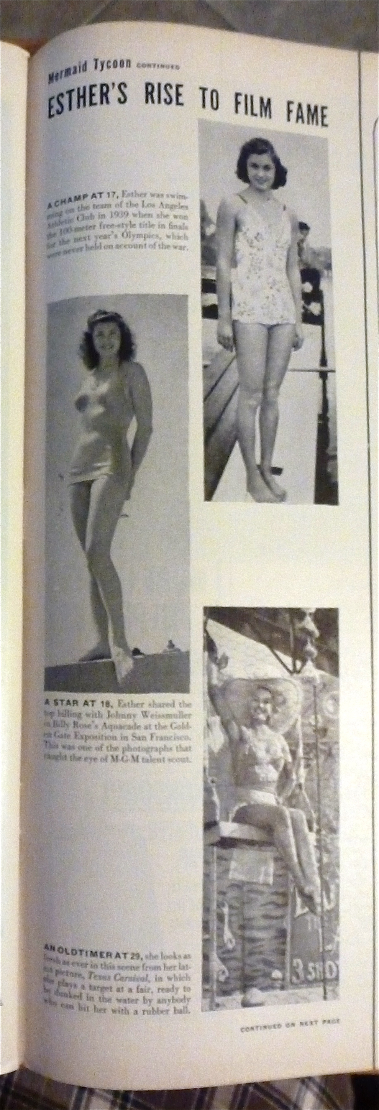 Life Magazine-April 16, 1951-Esther Williams