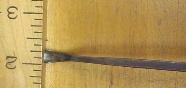 Carving Chisel Bent Front Gouge 9/32 inch Antique