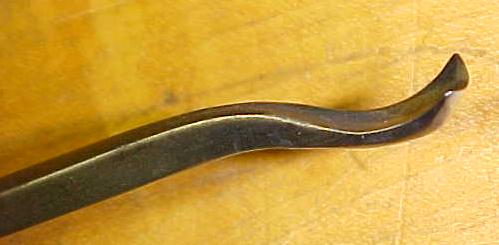 Carving Chisel Bent Front Gouge 9/32 inch Antique