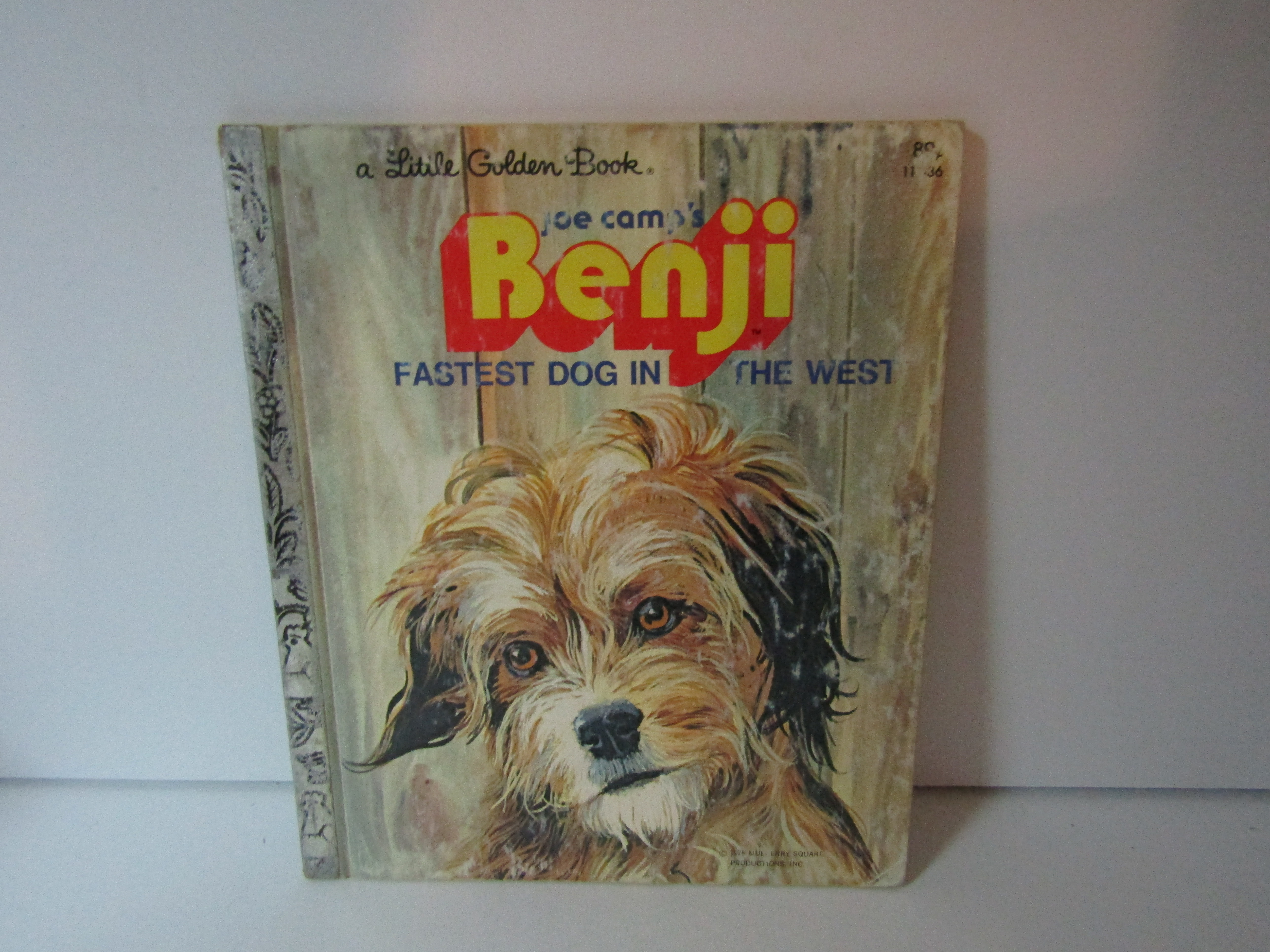 Little Golden Book Benji Fastest Dog In The west
