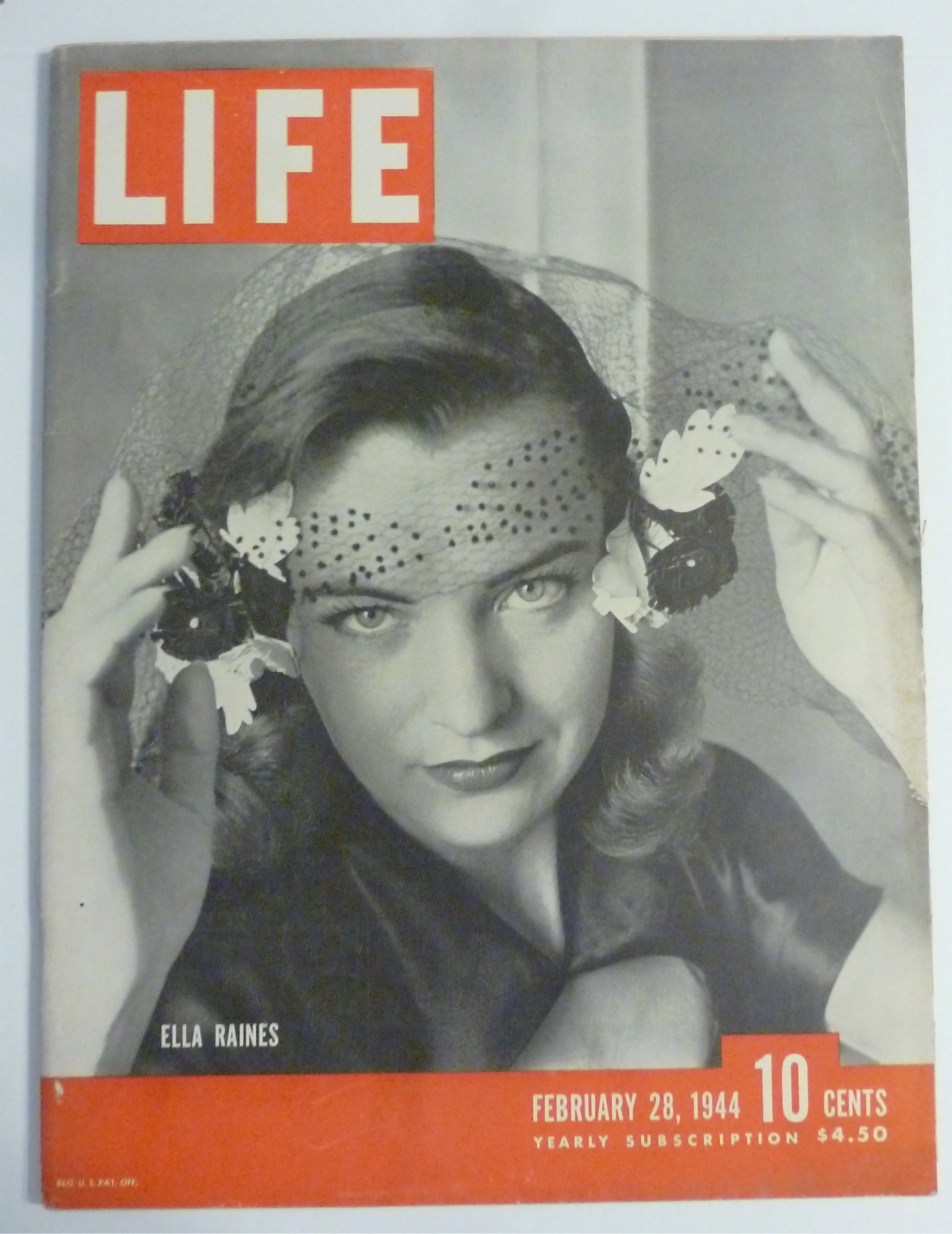 Life Magazine-Febuary 28, 1944-Ella Raines