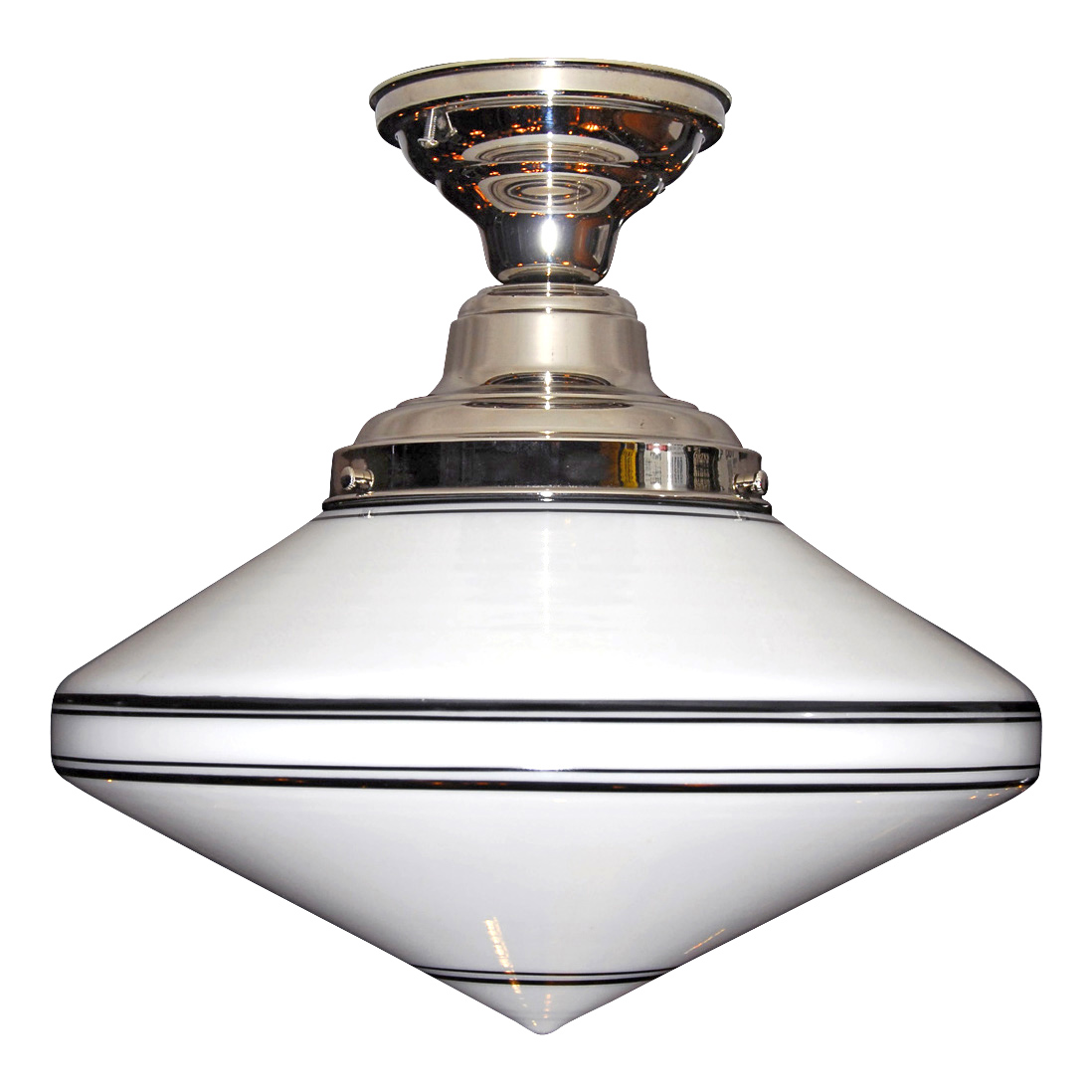 Retro Flush Deco Light Fixture