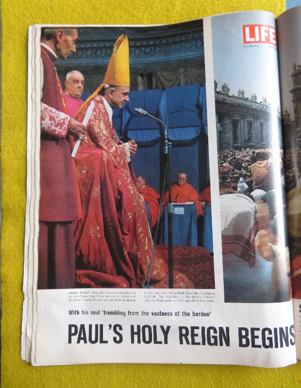 Life Magazine July 5, 1963 The New Pope: The Spectacle & The Man