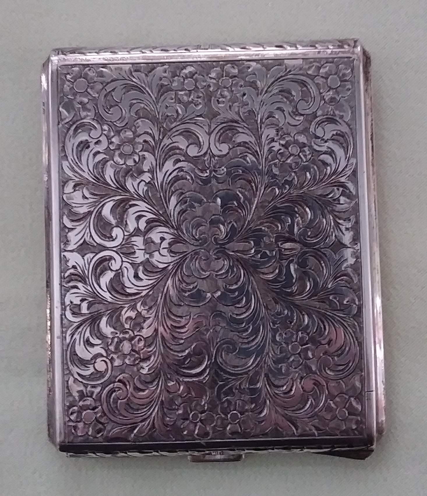 Sterling Silver Cigarette Case Wallet