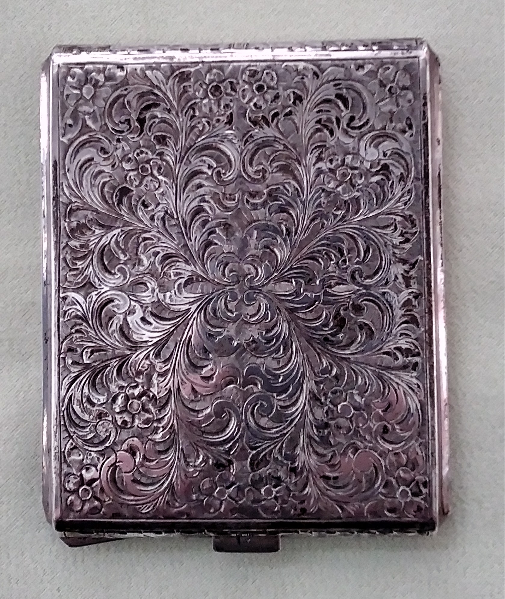 Sterling Silver Cigarette Case Wallet