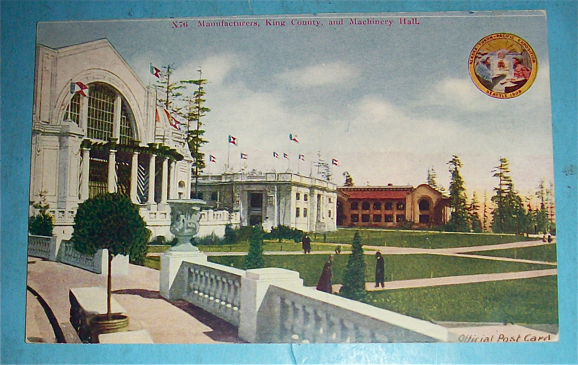 Manufacturers, King County & Machinery Hall Postcard