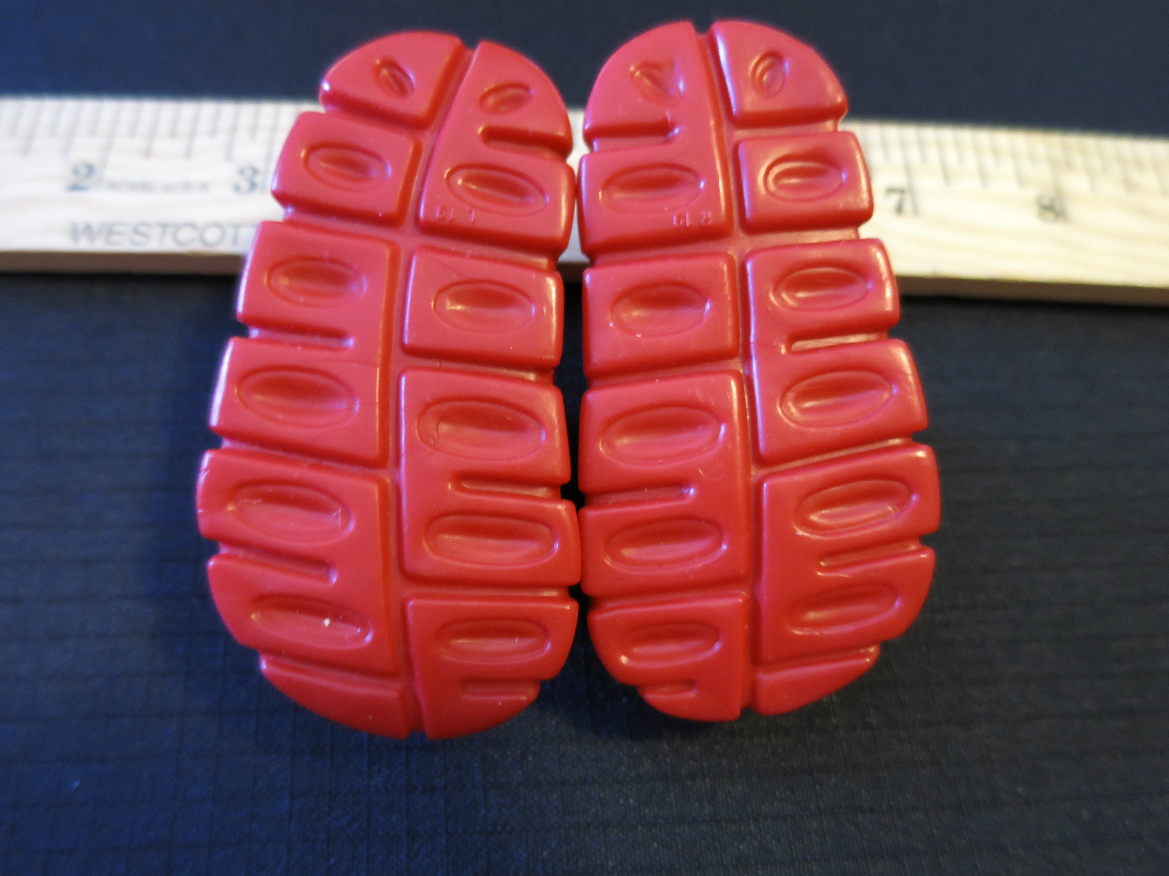 Doll accessories Red Sandals Flip Flops 16 to 18 inch doll