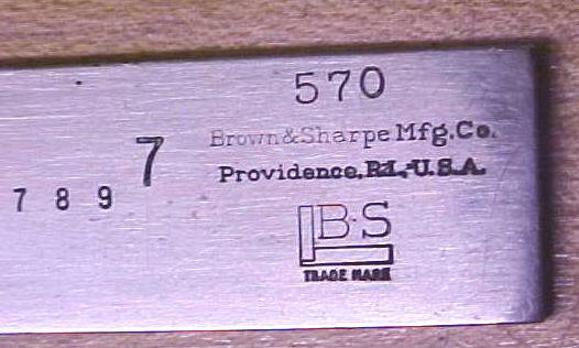 Brown & Sharpe No. 570 Vernier Calipers 6 inch