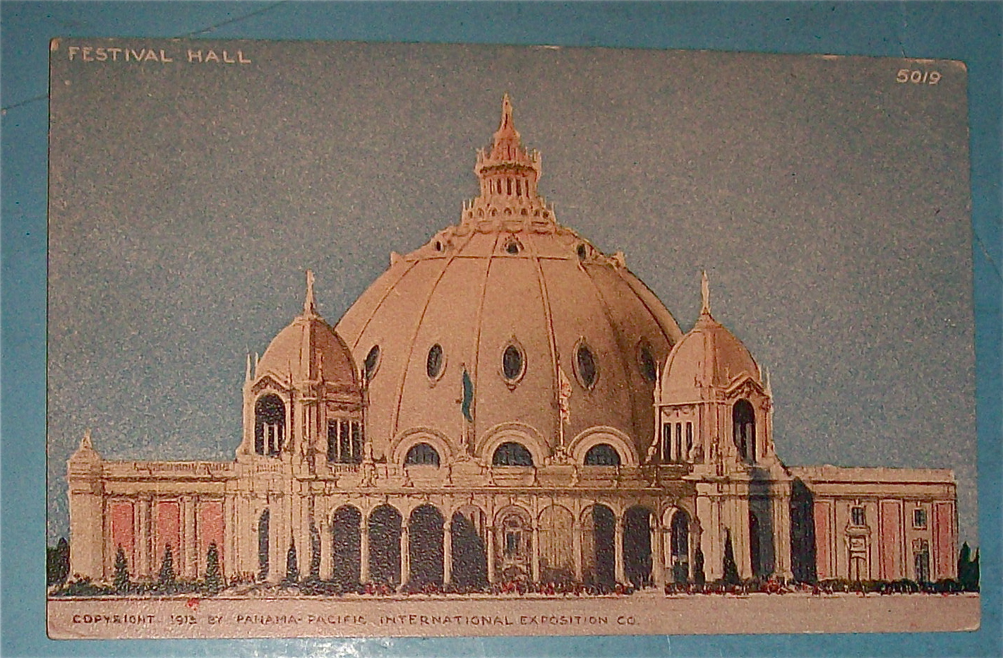 Festival Hall Postcard (Panama Pacific Expo)