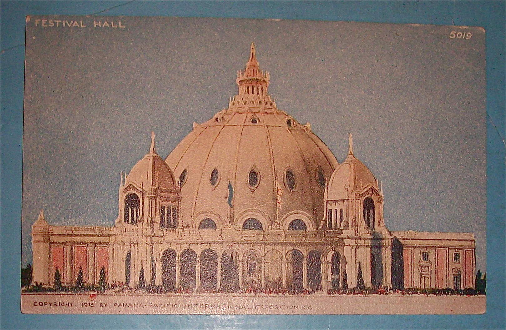 Festival Hall Postcard (Panama Pacific Expo)