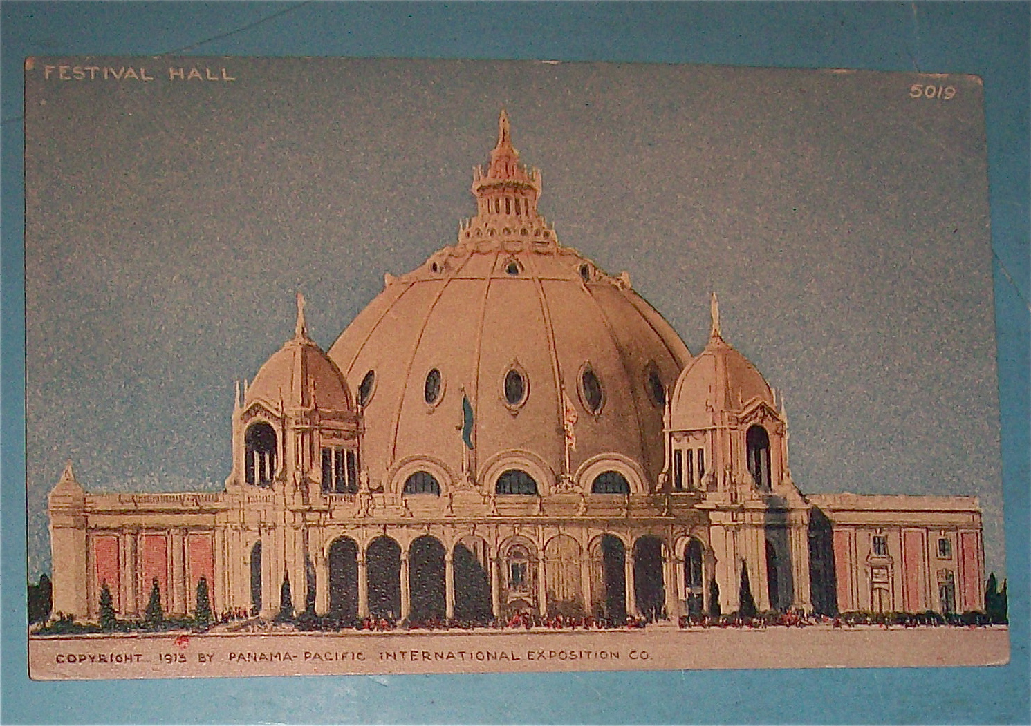 Festival Hall Postcard (Panama Pacific Expo)