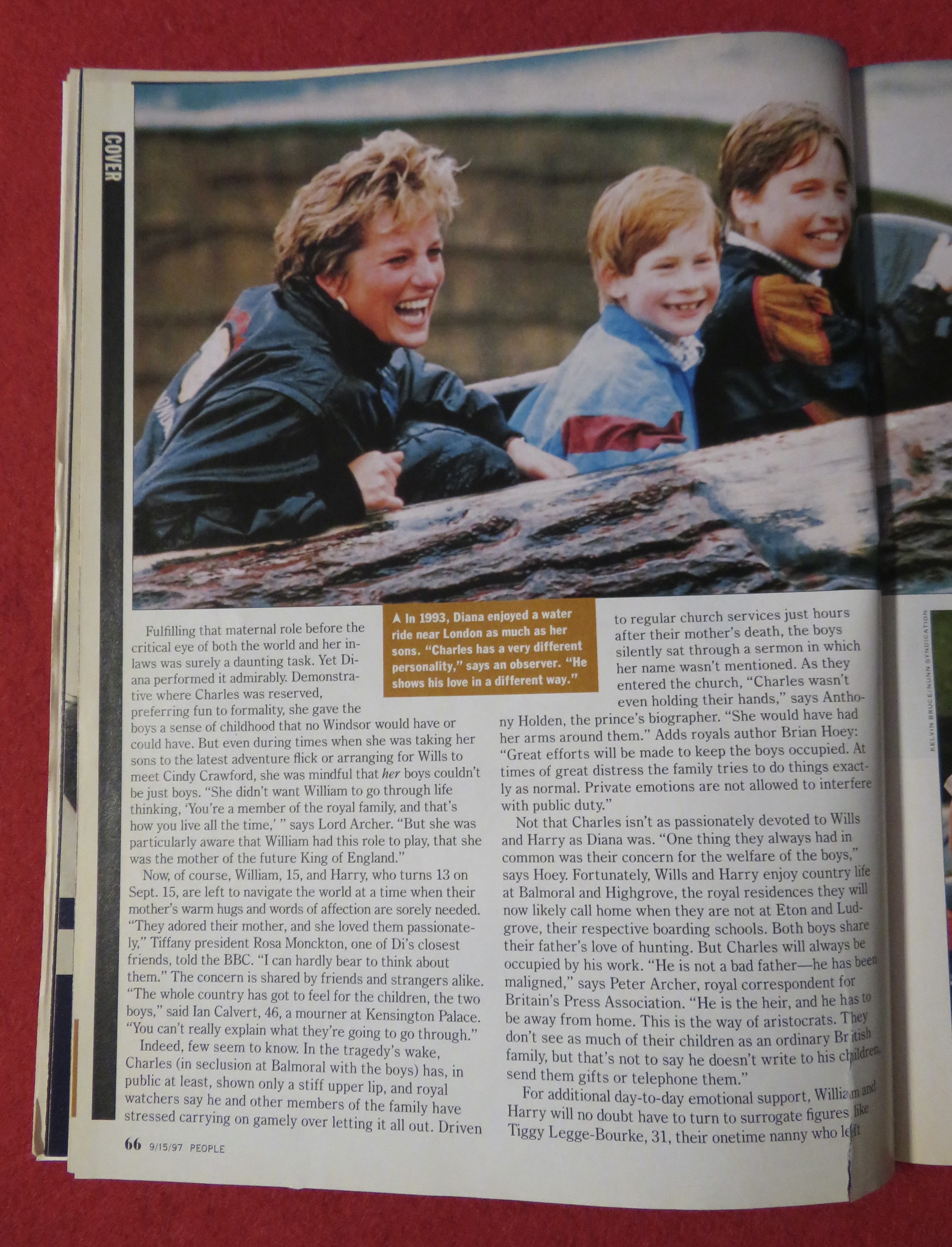 People Magazine September 15, 1997 Princess Diana