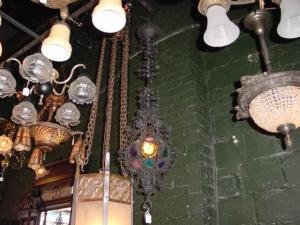 fine wrought iron fixture  #38