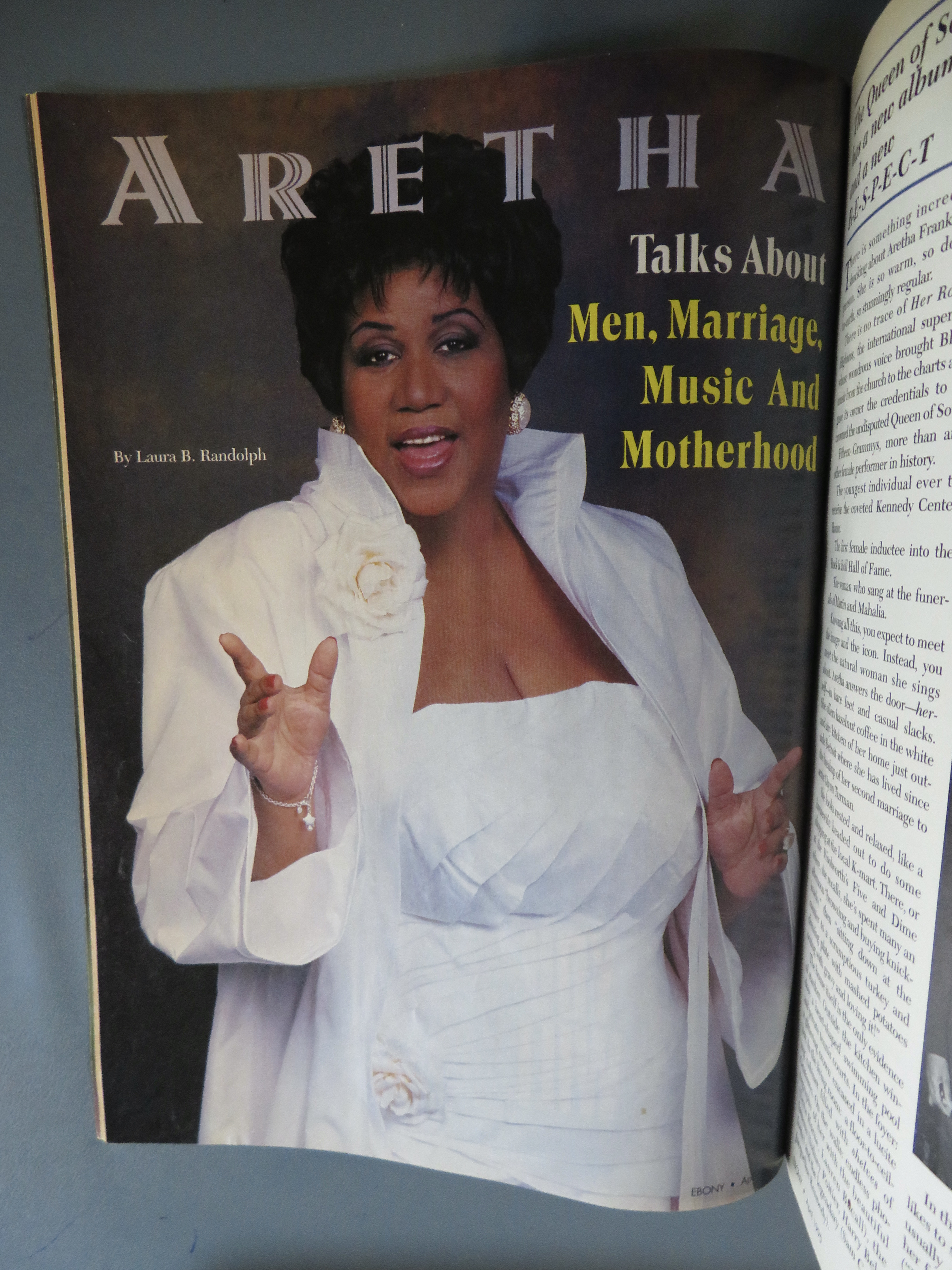 Ebony Magazine-April 1995-Aretha Franklin