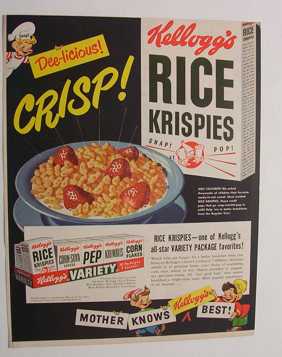 1948  Kellogg's  Rice  Krispies