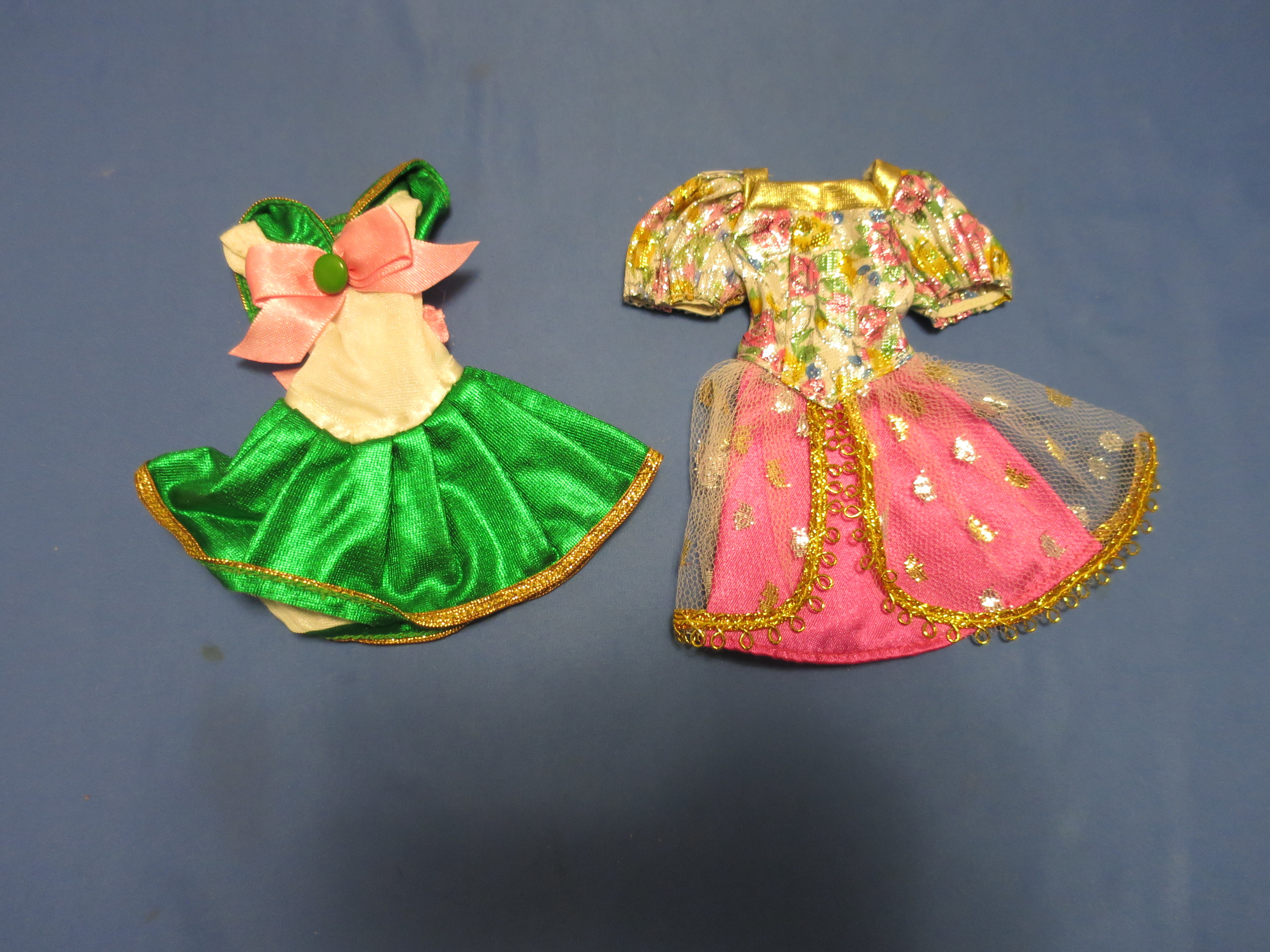 Barbie Doll Party Dress not tagged lot of two dresses
