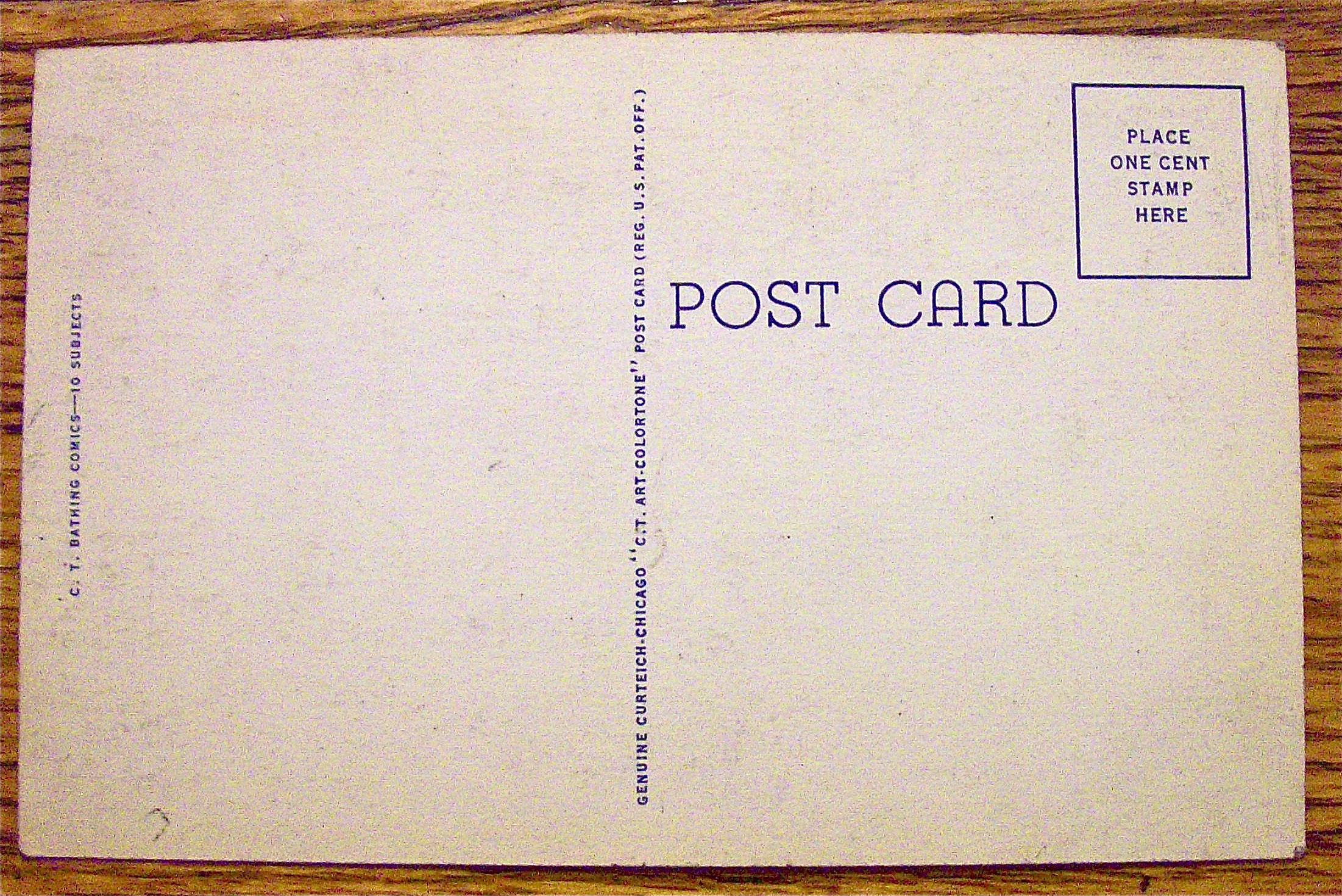 Woman With Sunburn Postcard