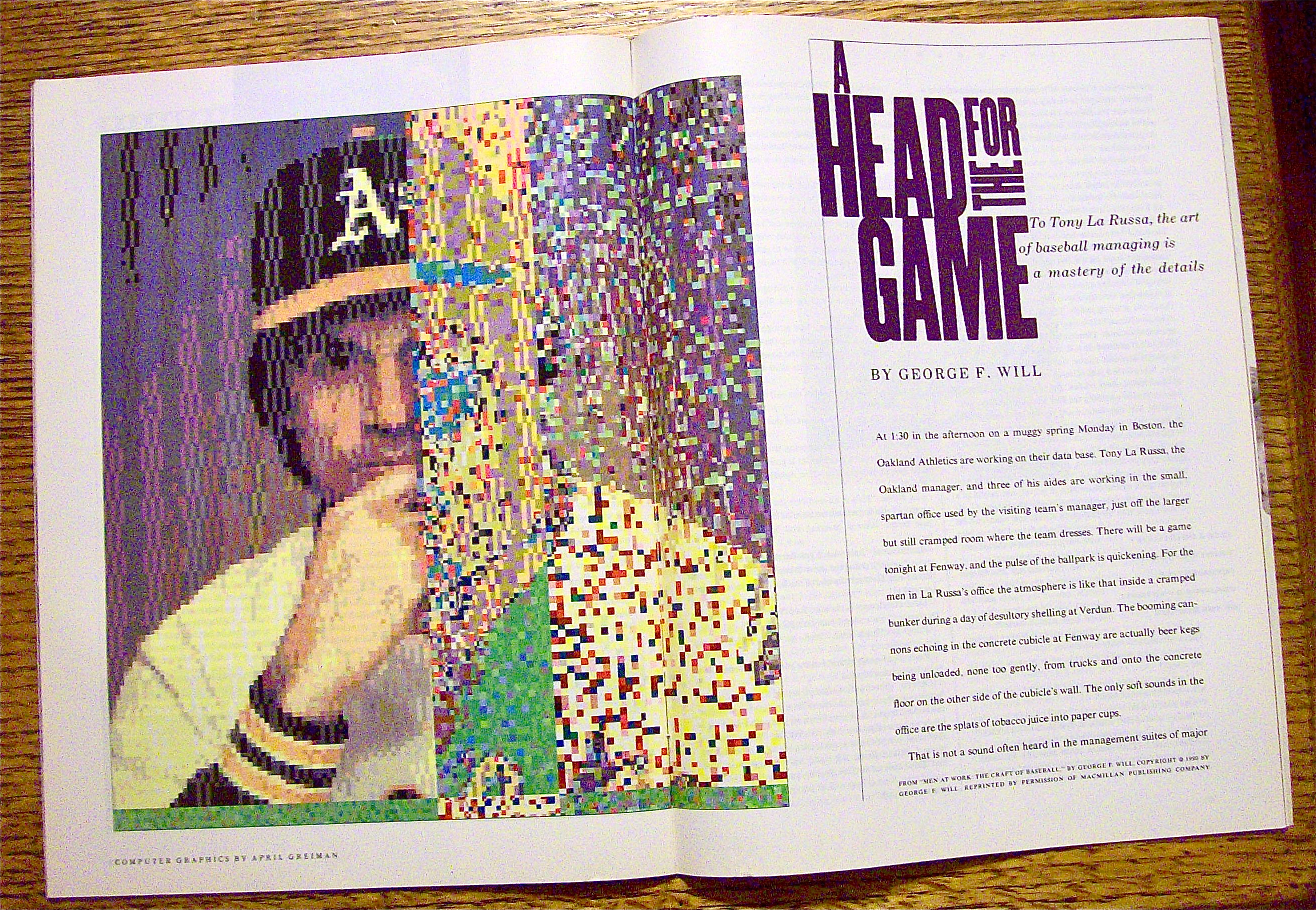 Sport Illustrated Magazine March 12, 1990 Tony La Russa