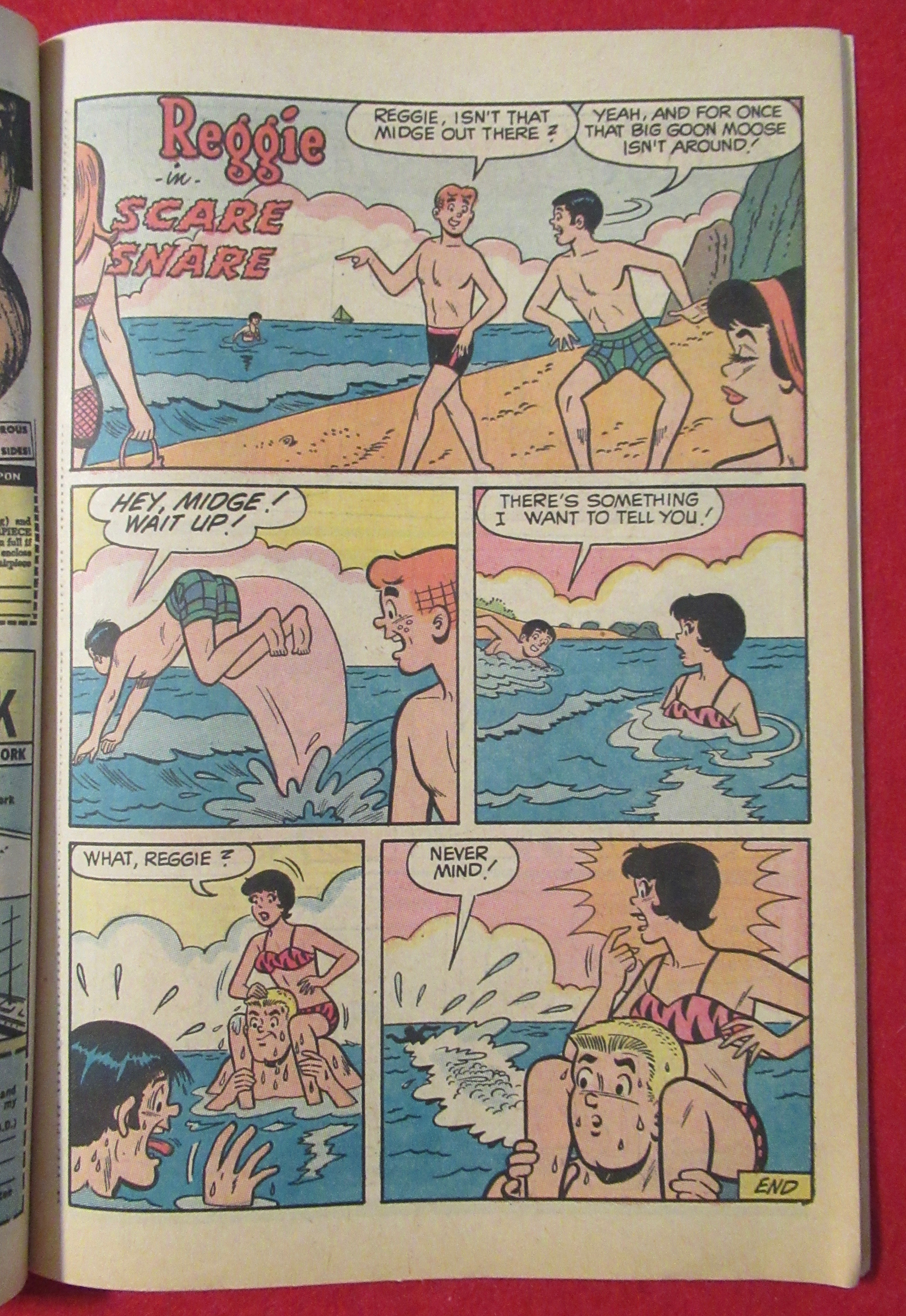 Reggie's Wise Guy Jokes Comic October 1970