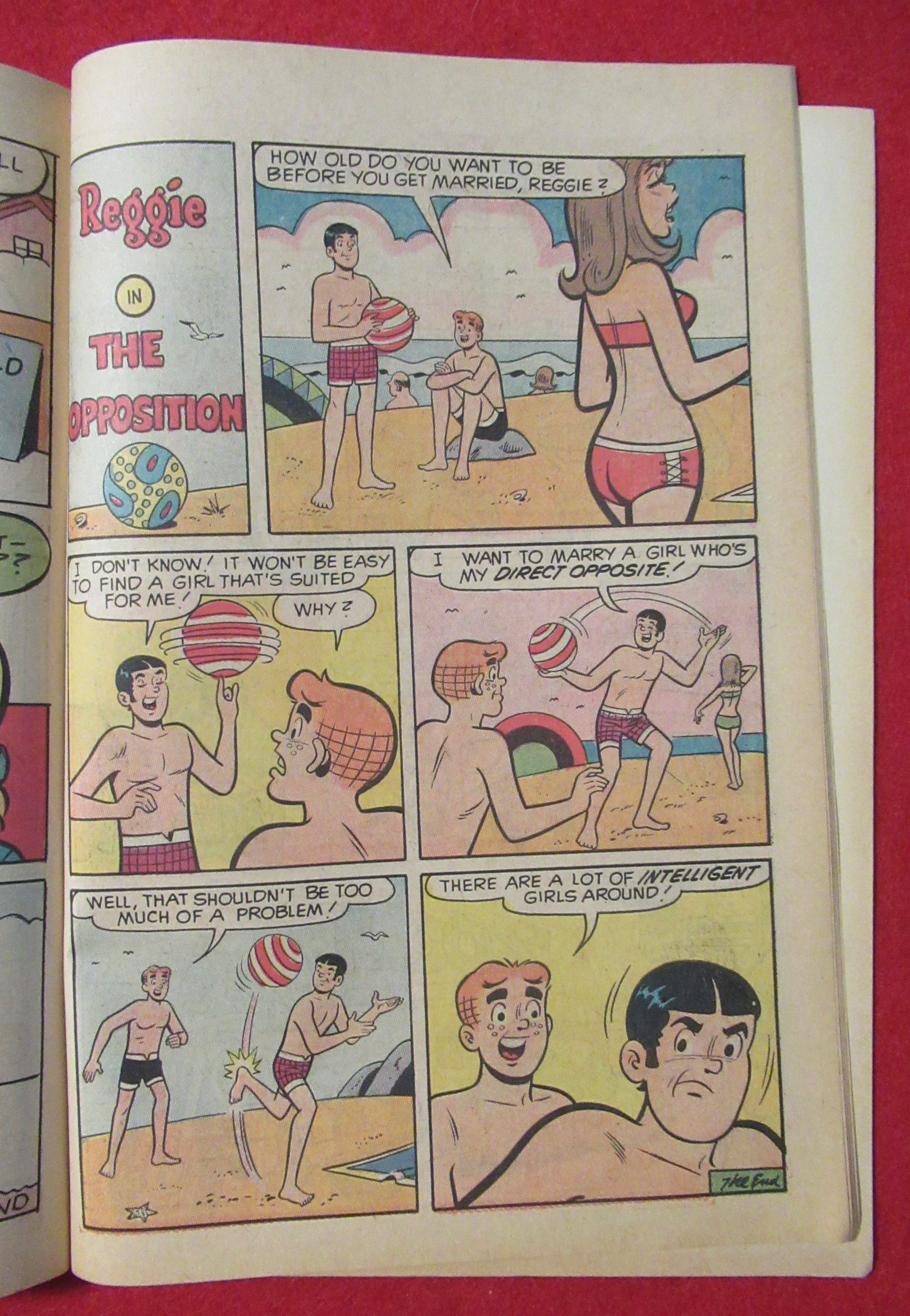 Reggie's Wise Guy Jokes Comic October 1970