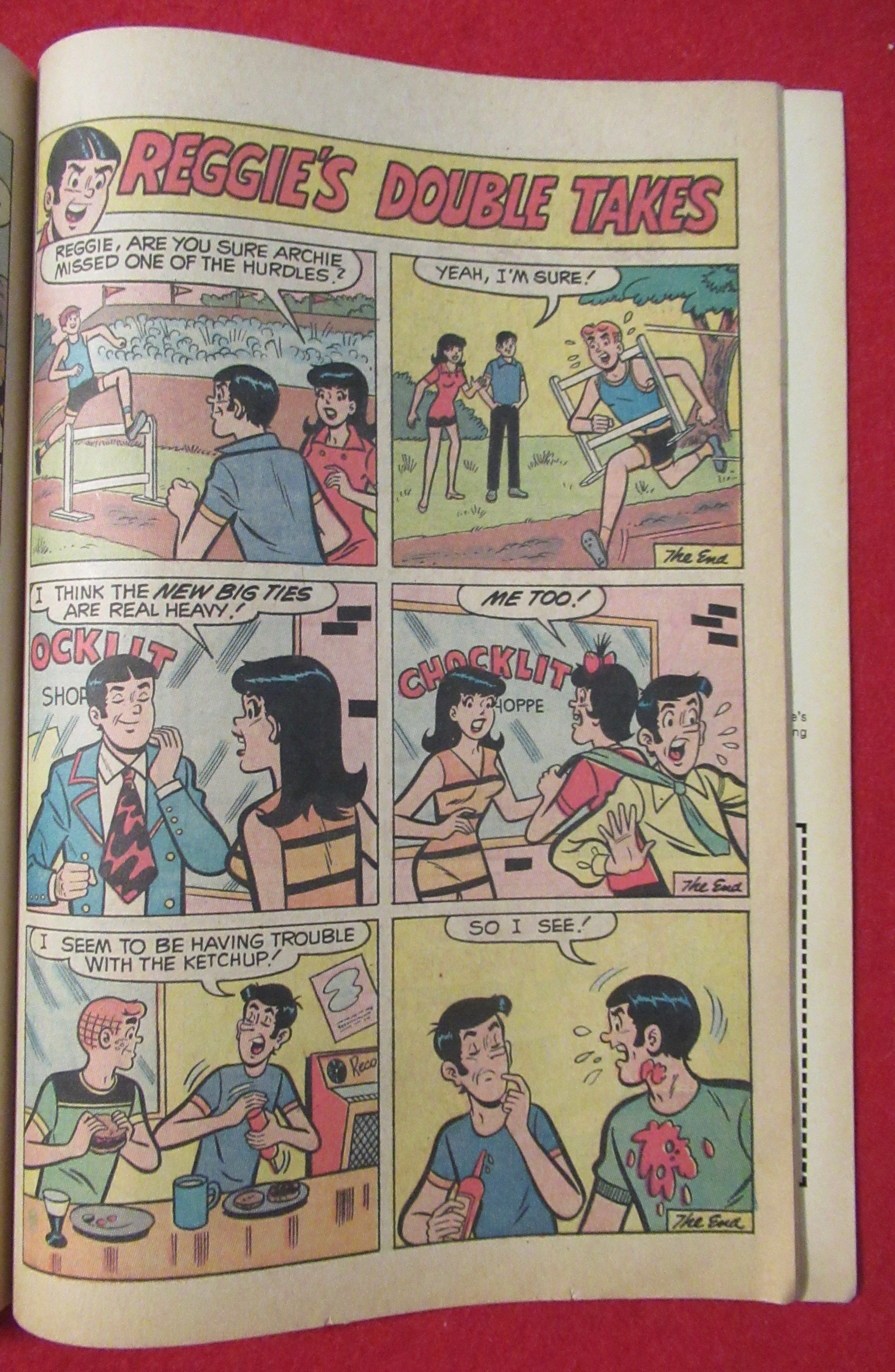 Reggie's Wise Guy Jokes Comic October 1970